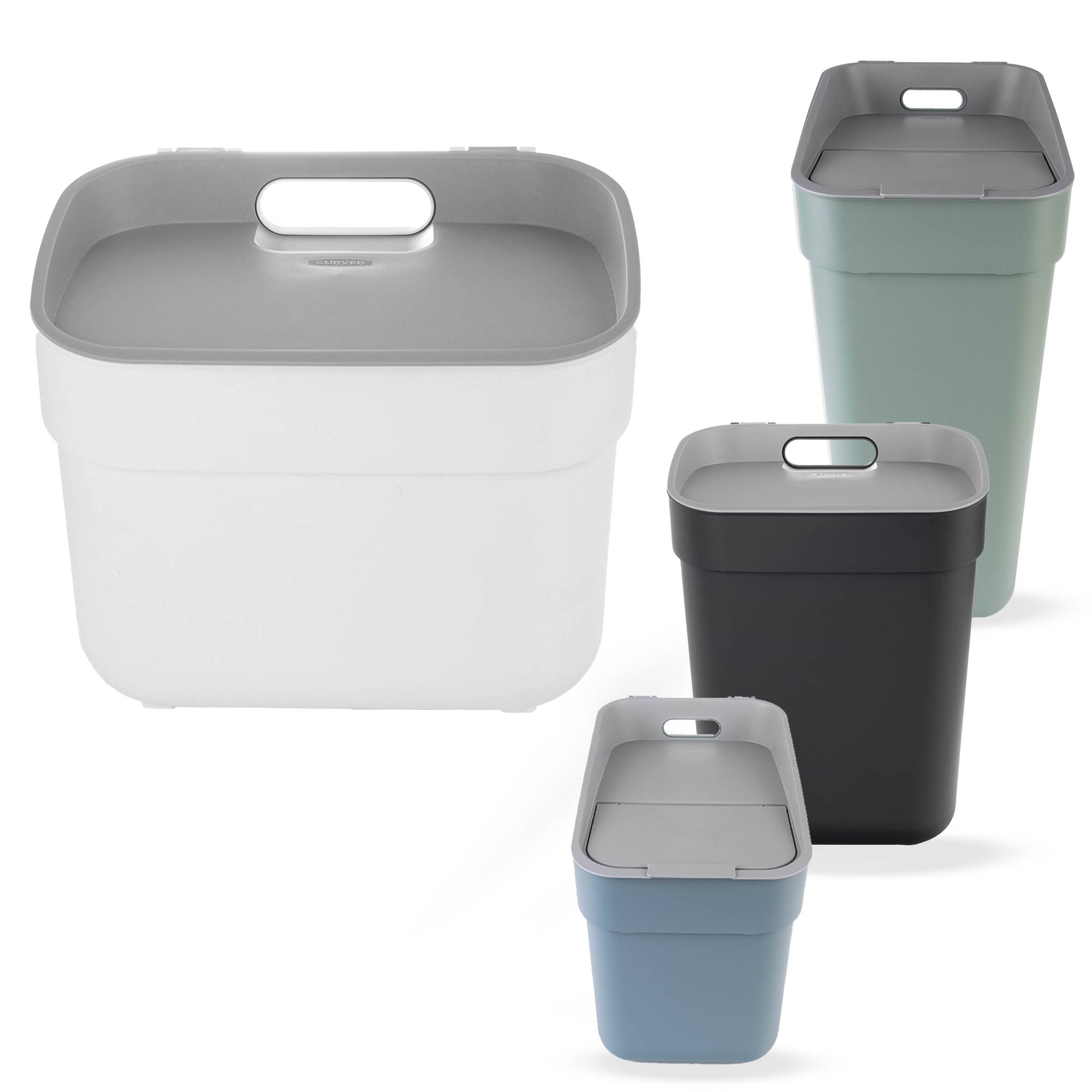 Kosz do segregacji śmieci Curver Ready to Collect 5L biały