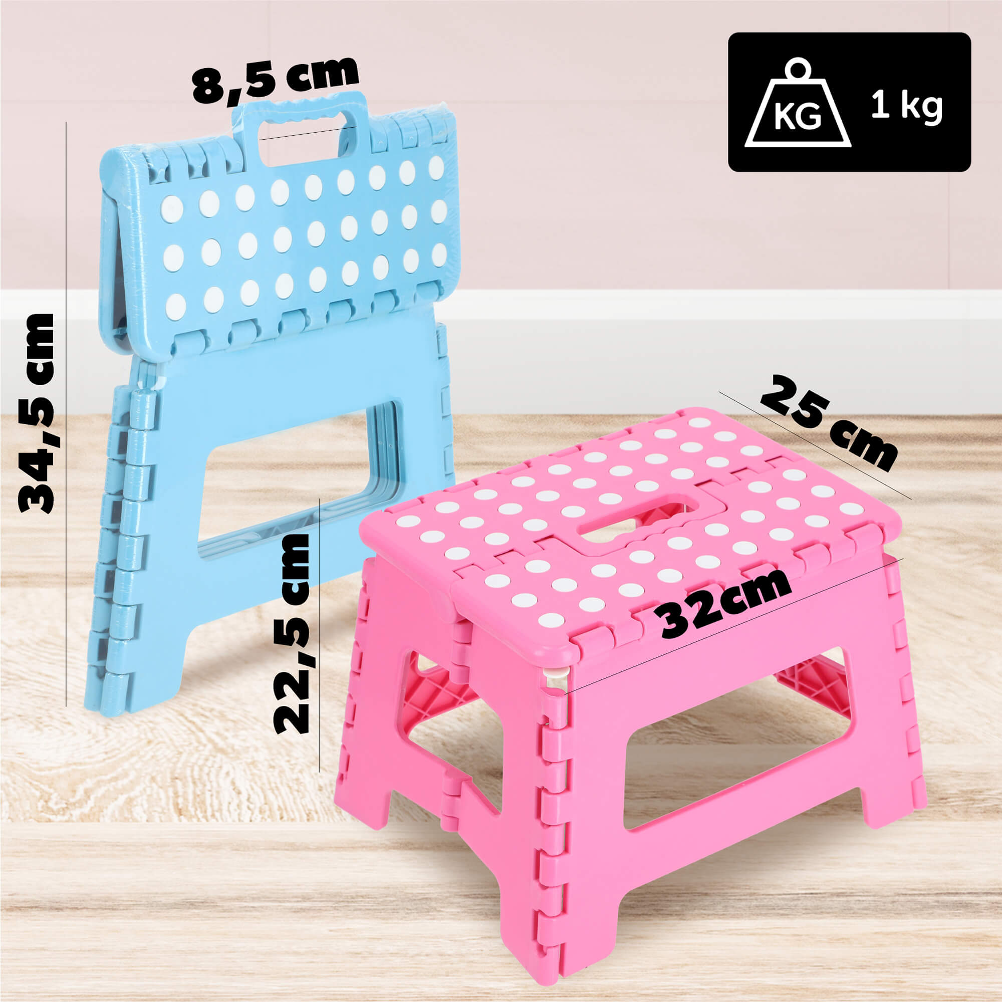 Taboret składany Ravi Alex 22 cm