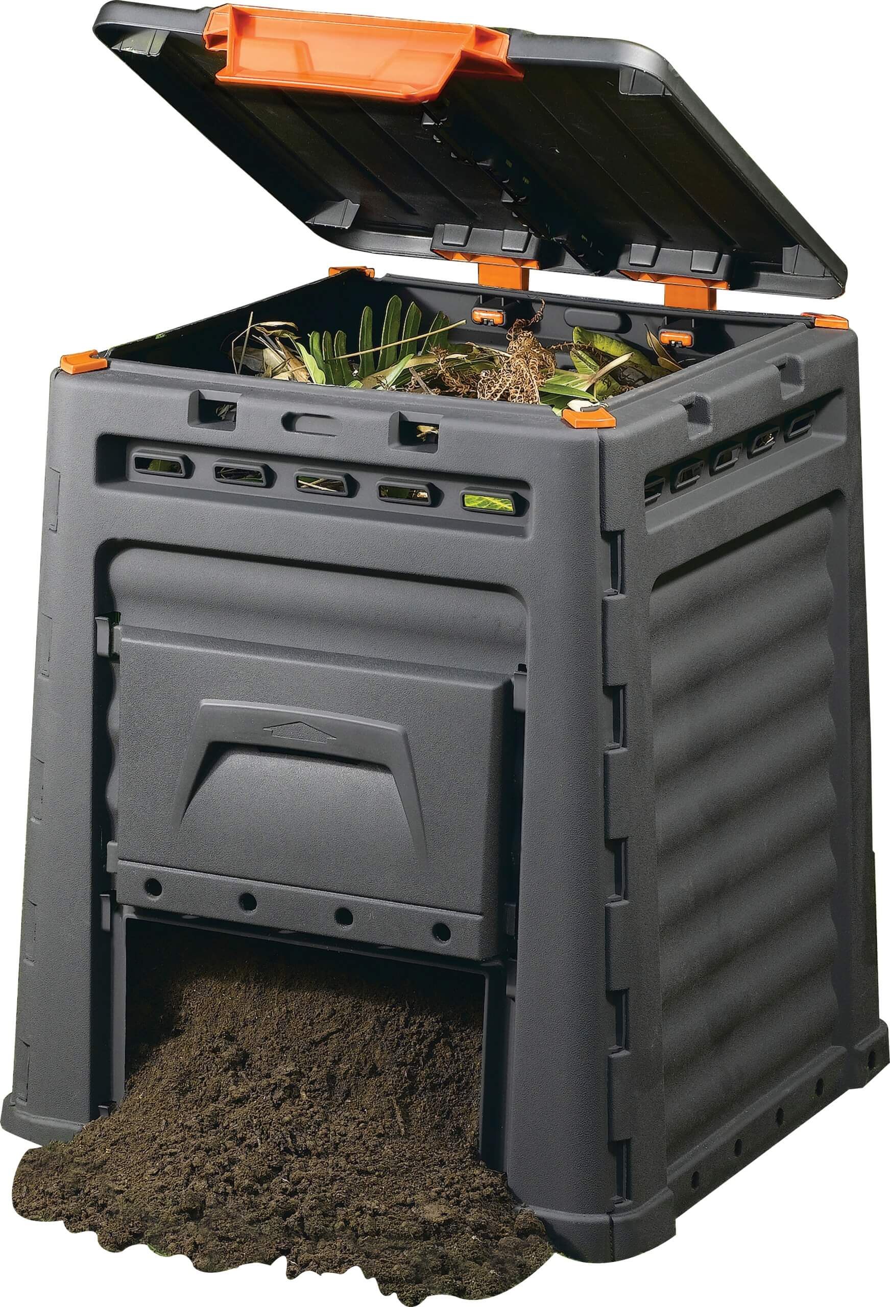 Kompostownik ogrodowy Keter 320L, czarny