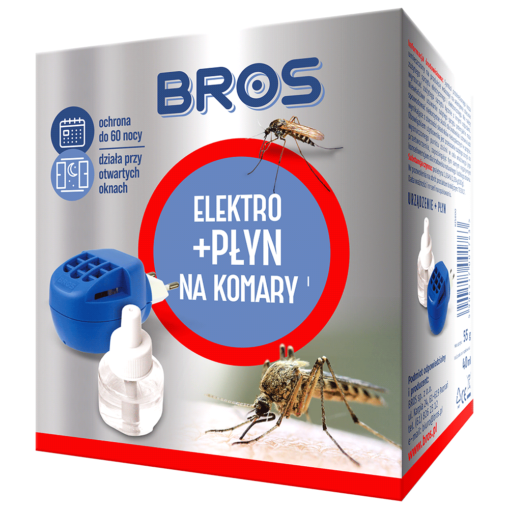 Bros Elektrofumigator + płyn na komary