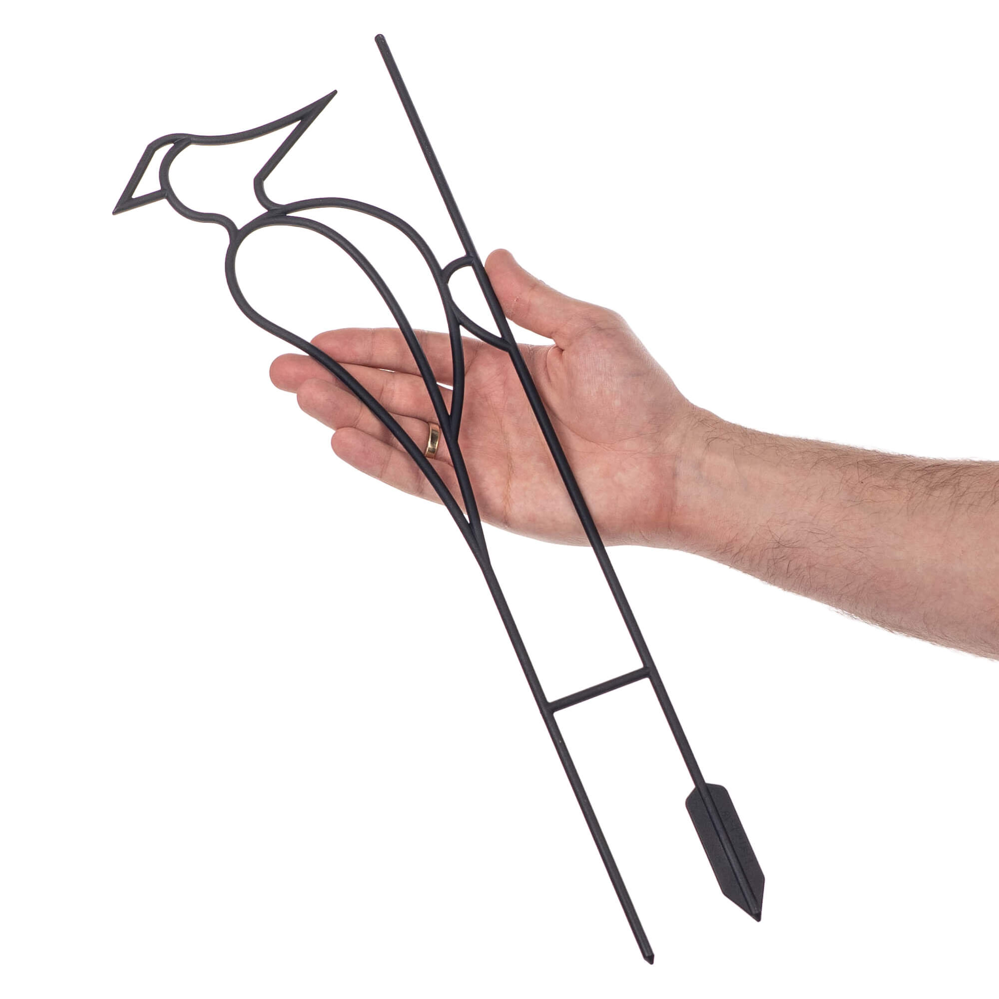 Podpórki do roślin Cerreto ptaki 43 cm czarne