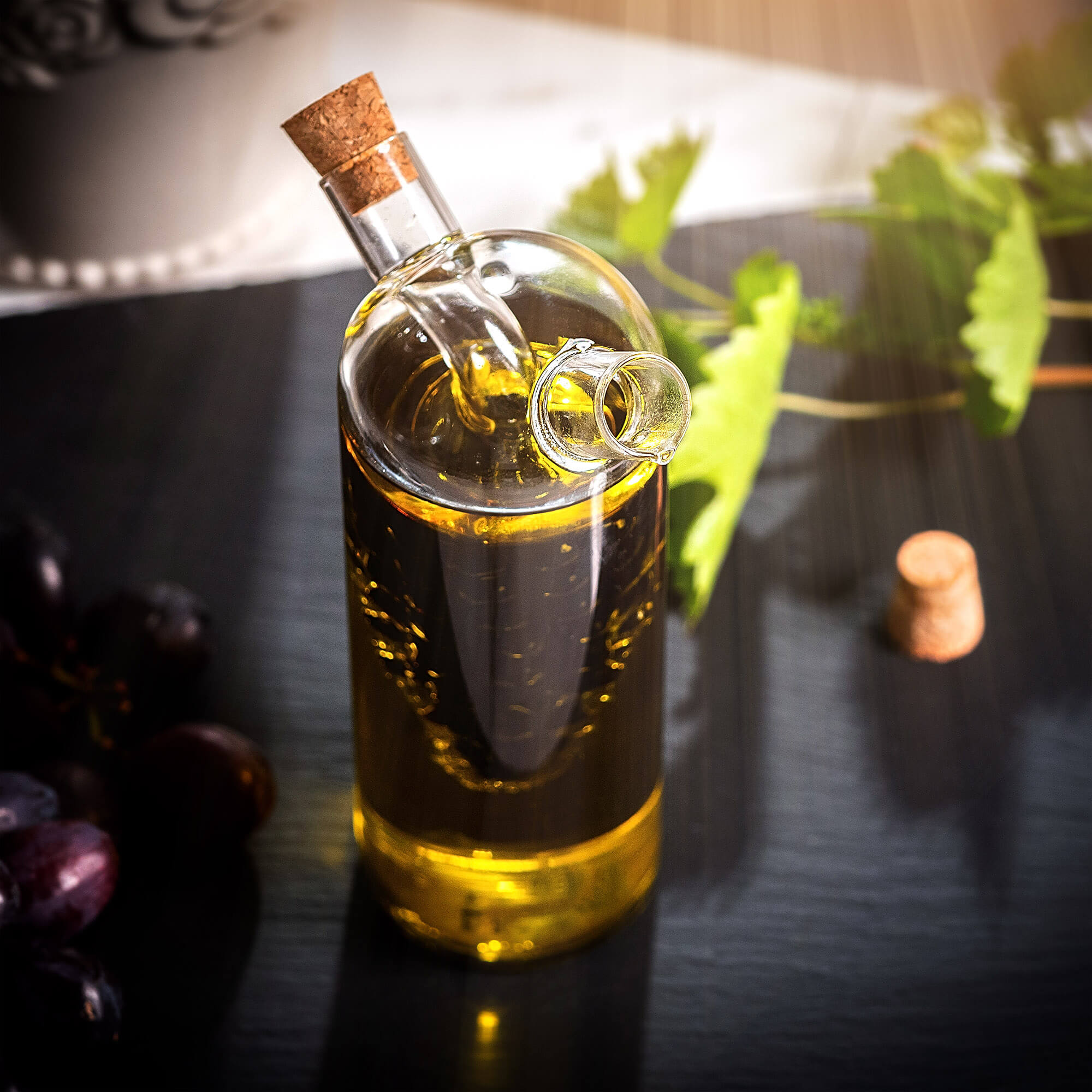 Butelka na oliwę i ocet Bergolo 300ml + 50ml