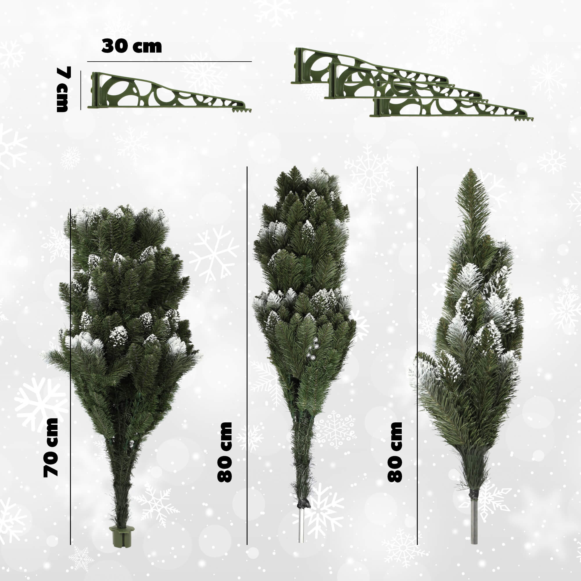 Choinka sztuczna sosna diamentowa Mantua 220 cm