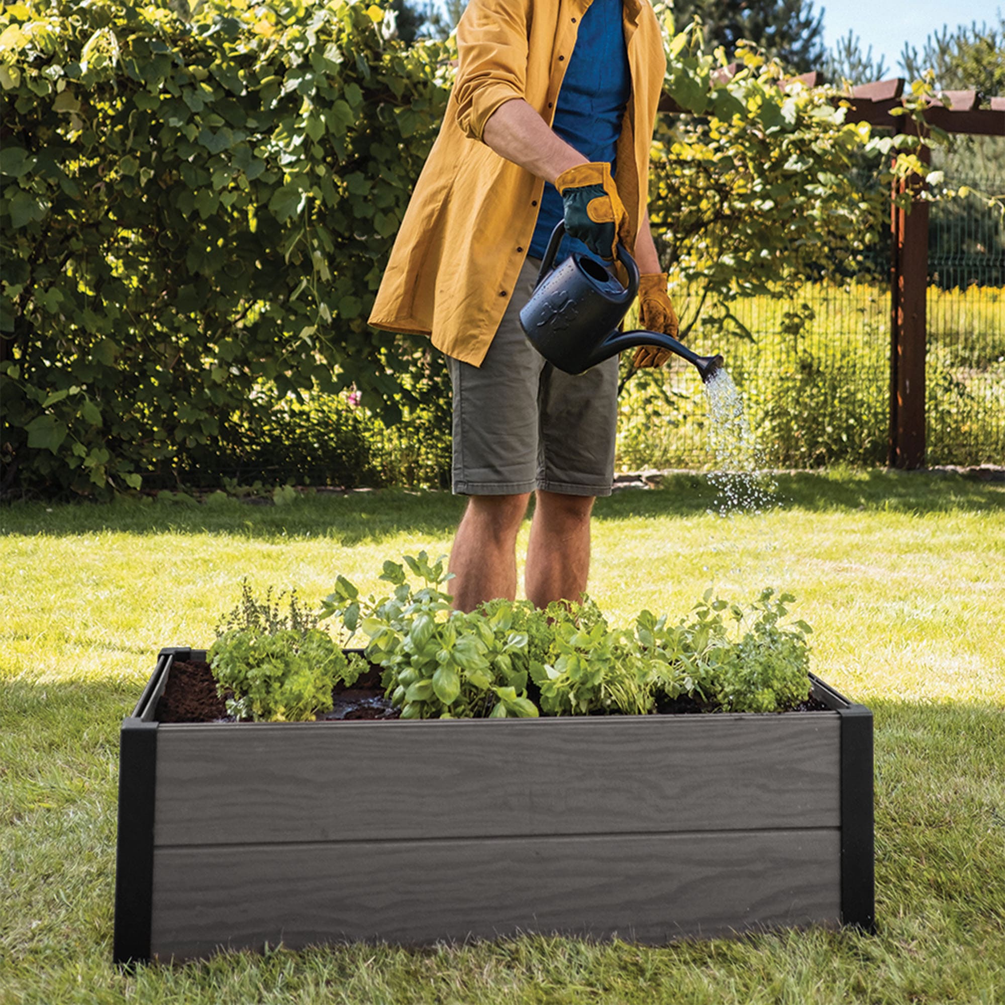 Obrzeże ogrodowe Maple Garden Bed szare