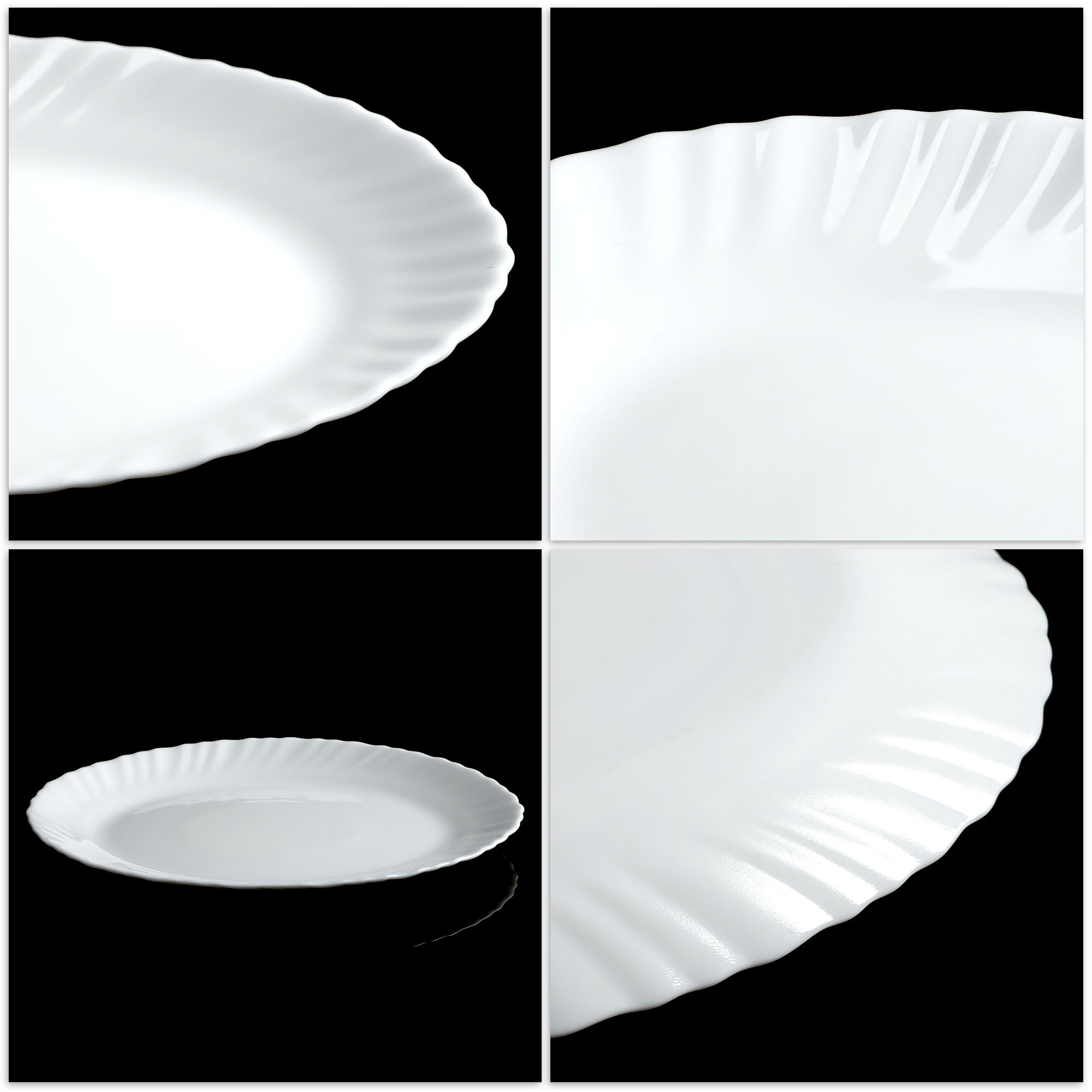 Półmisek do mięs 25 cm, biały