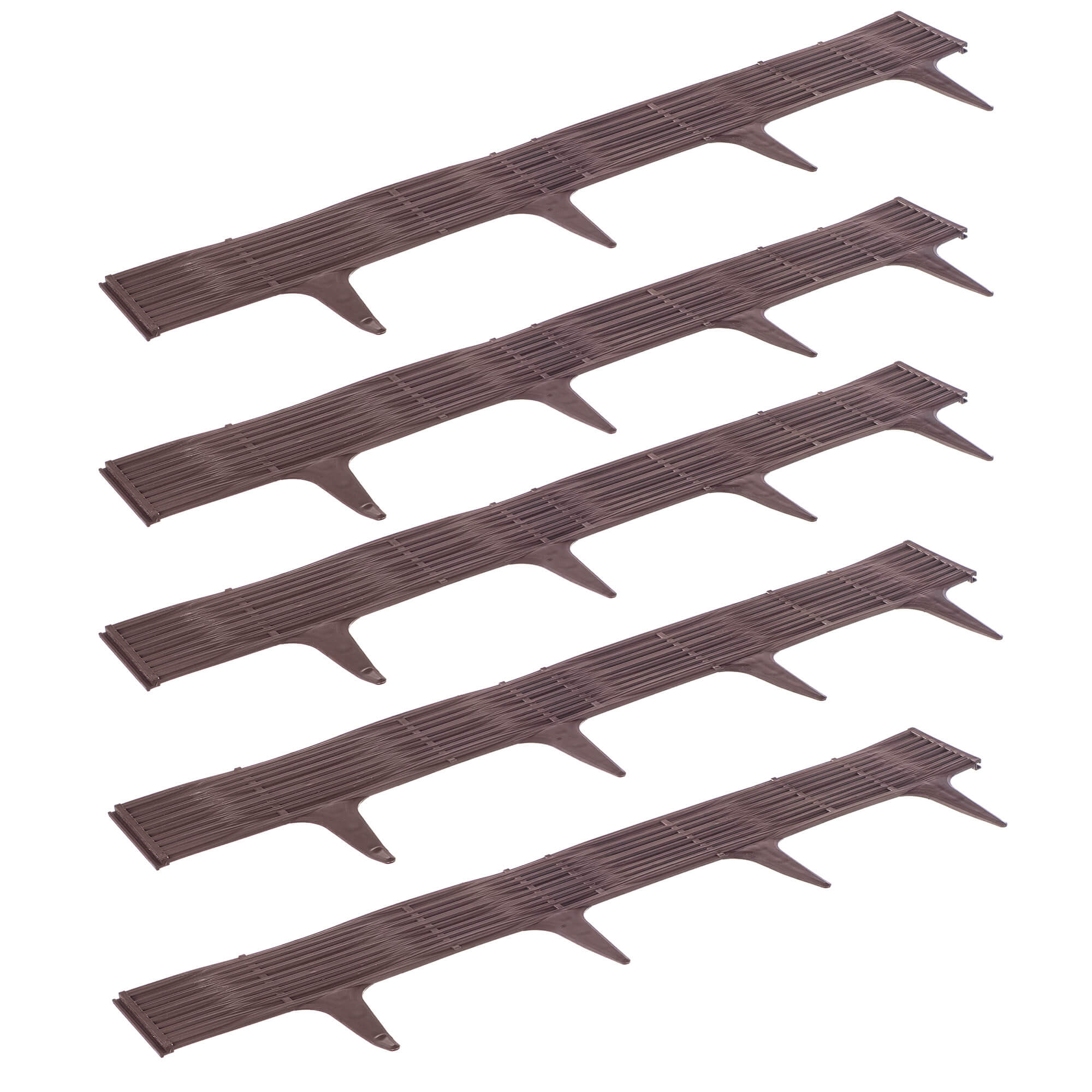 Obrzeże ogrodowe Averton 78 x 9 cm brąz wzór 1. 5 szt.