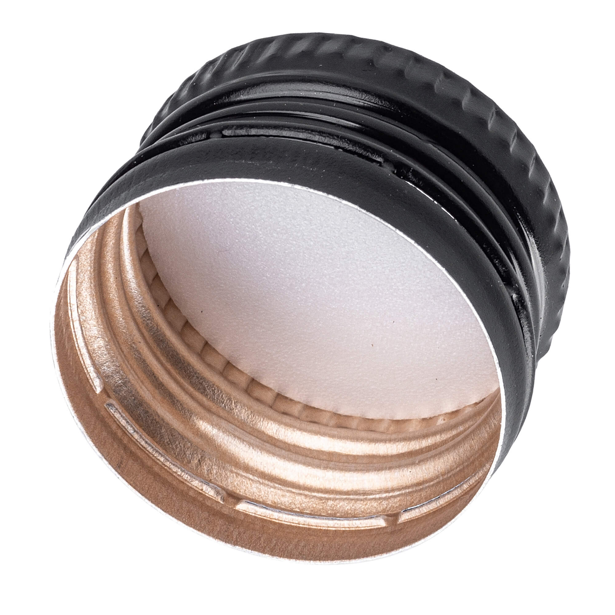 Aluminiowa zakrętka do butelek Annot fi 28mm czarna 100 szt.