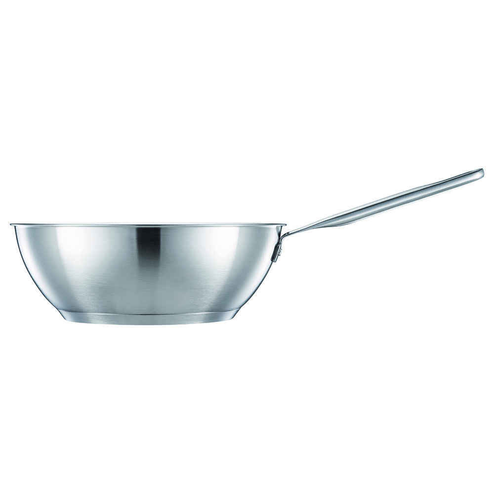 Fiskars 1065629 All Steel pure Wok 28 cm