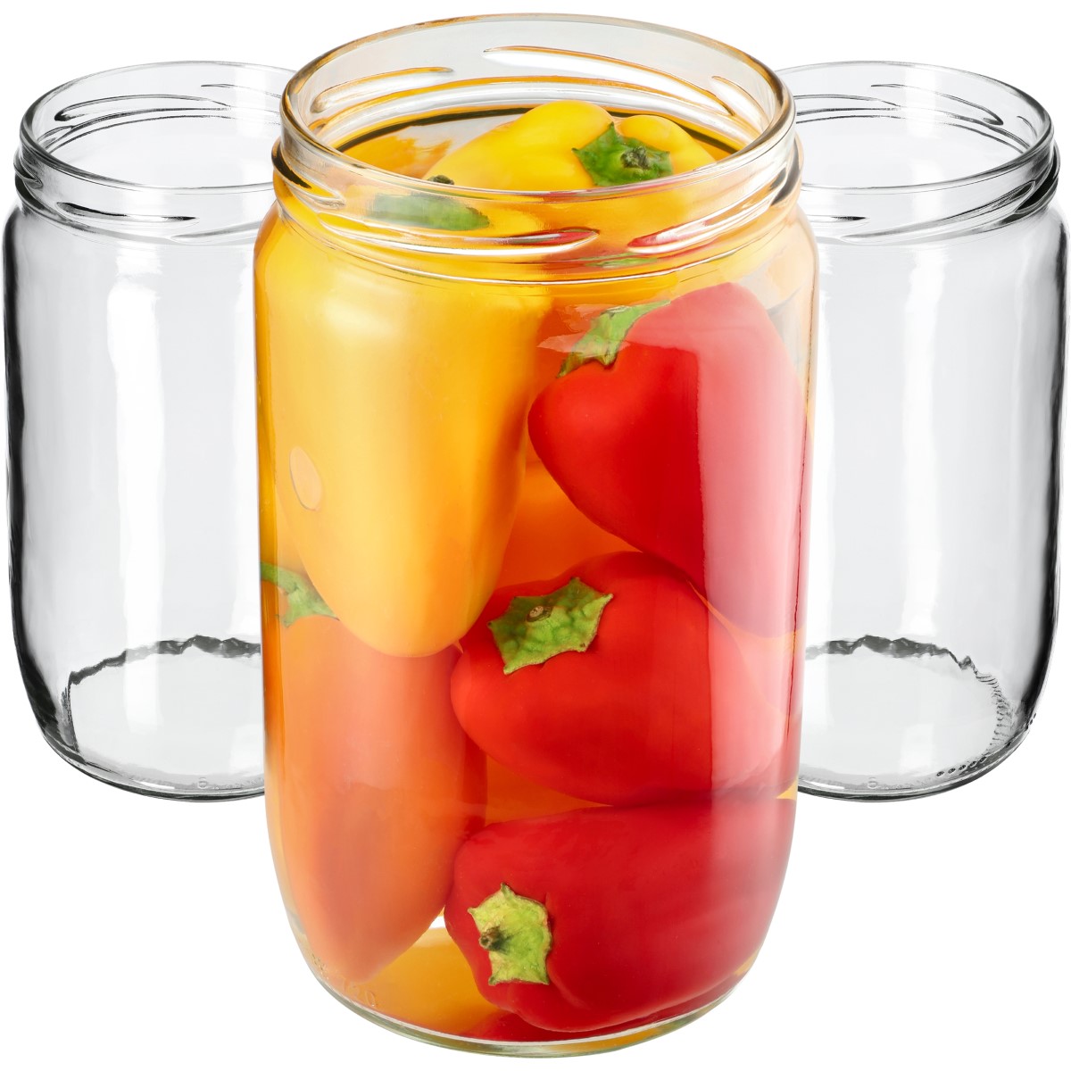 Słoiki na przetwory Niva 720ml fi 82 mm 24szt + wieczko Pszczoła