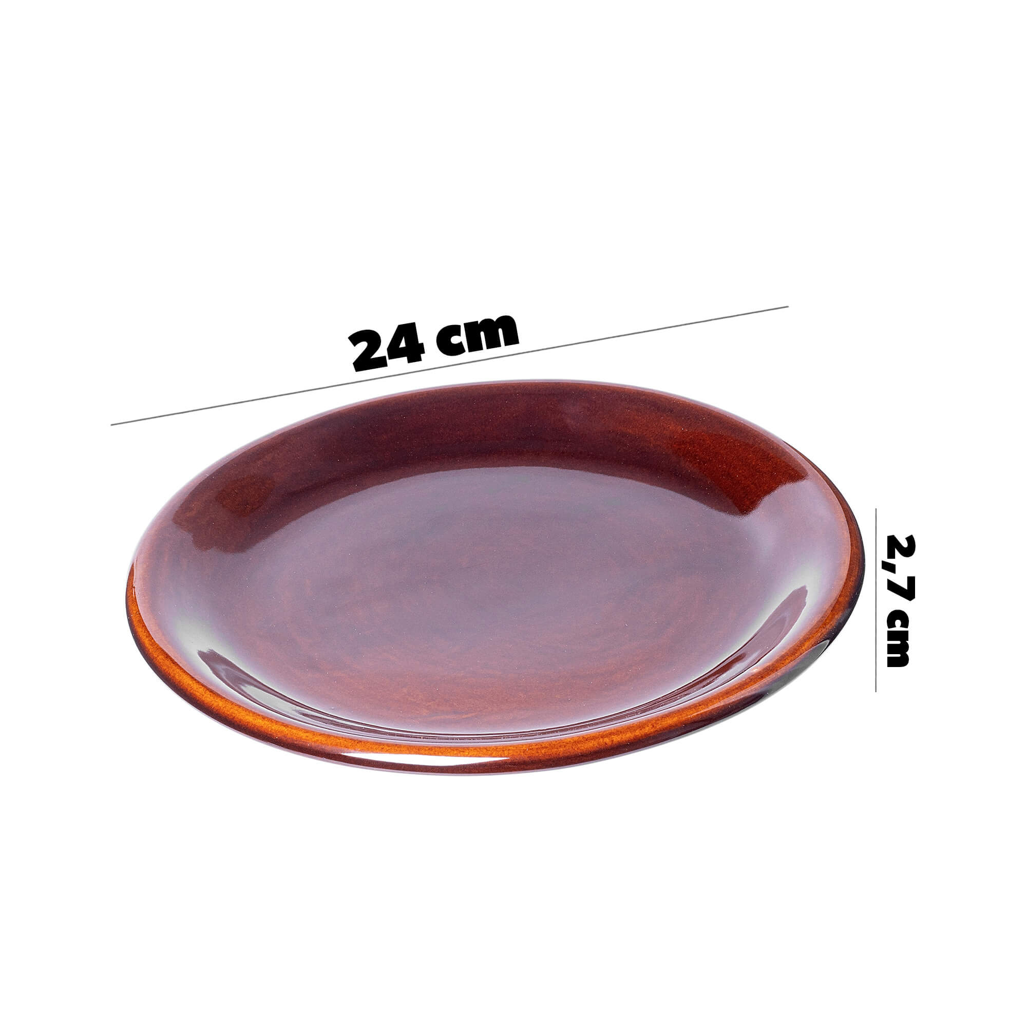 Zestaw obiadowy Olympia talerz płytki 24 cm + talerz mały 19 cm + miska 0.7L