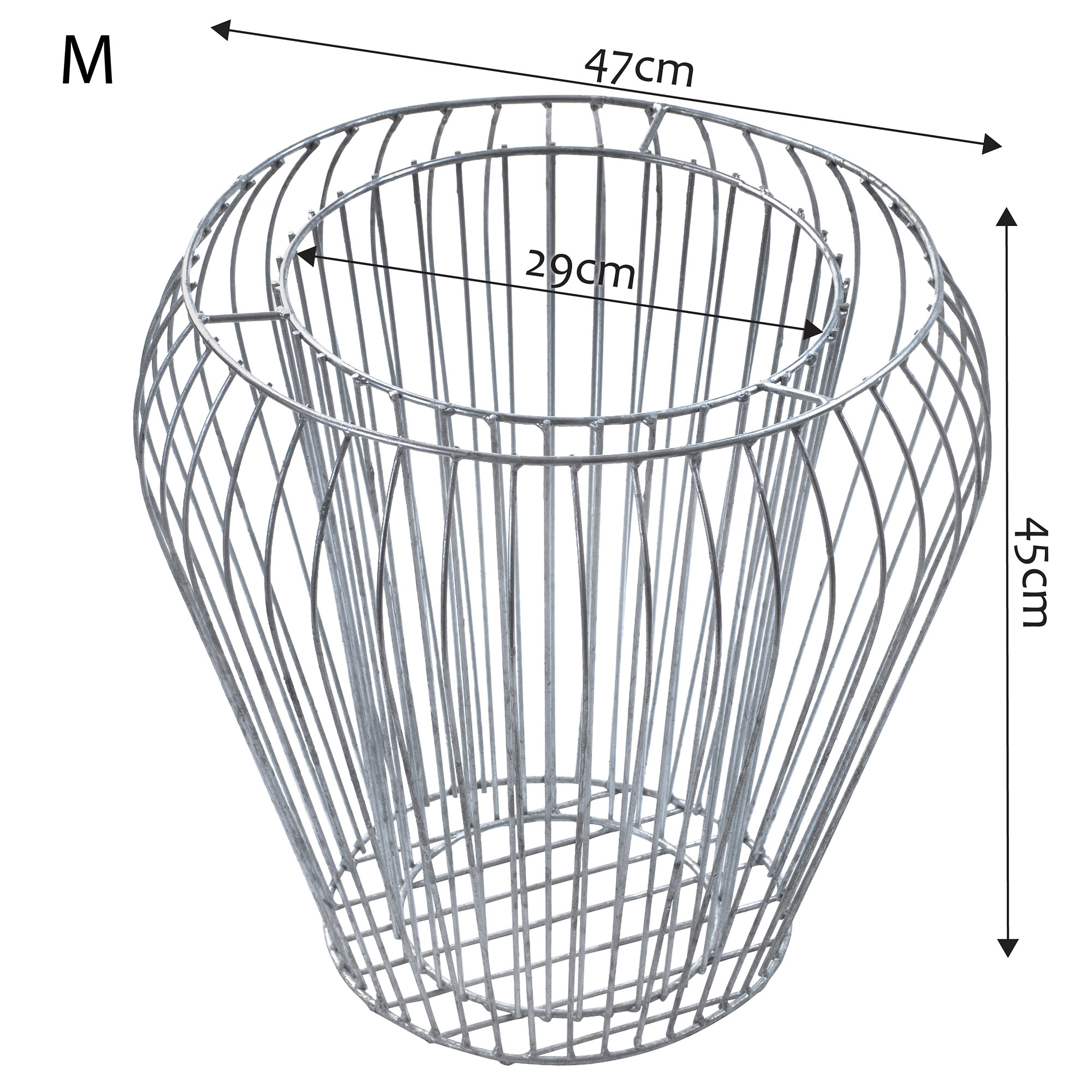 Donica gabionowa 47 x 45 cm