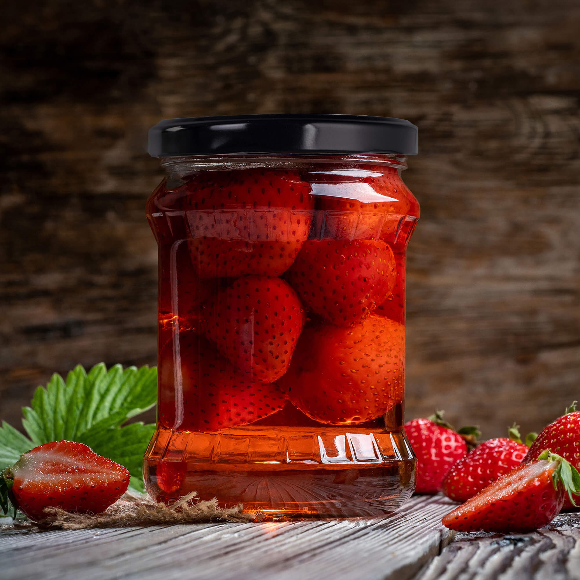 Słoiki na przetwory Sonka 330ml 50szt fi 82 mm + wieczka "Koty"