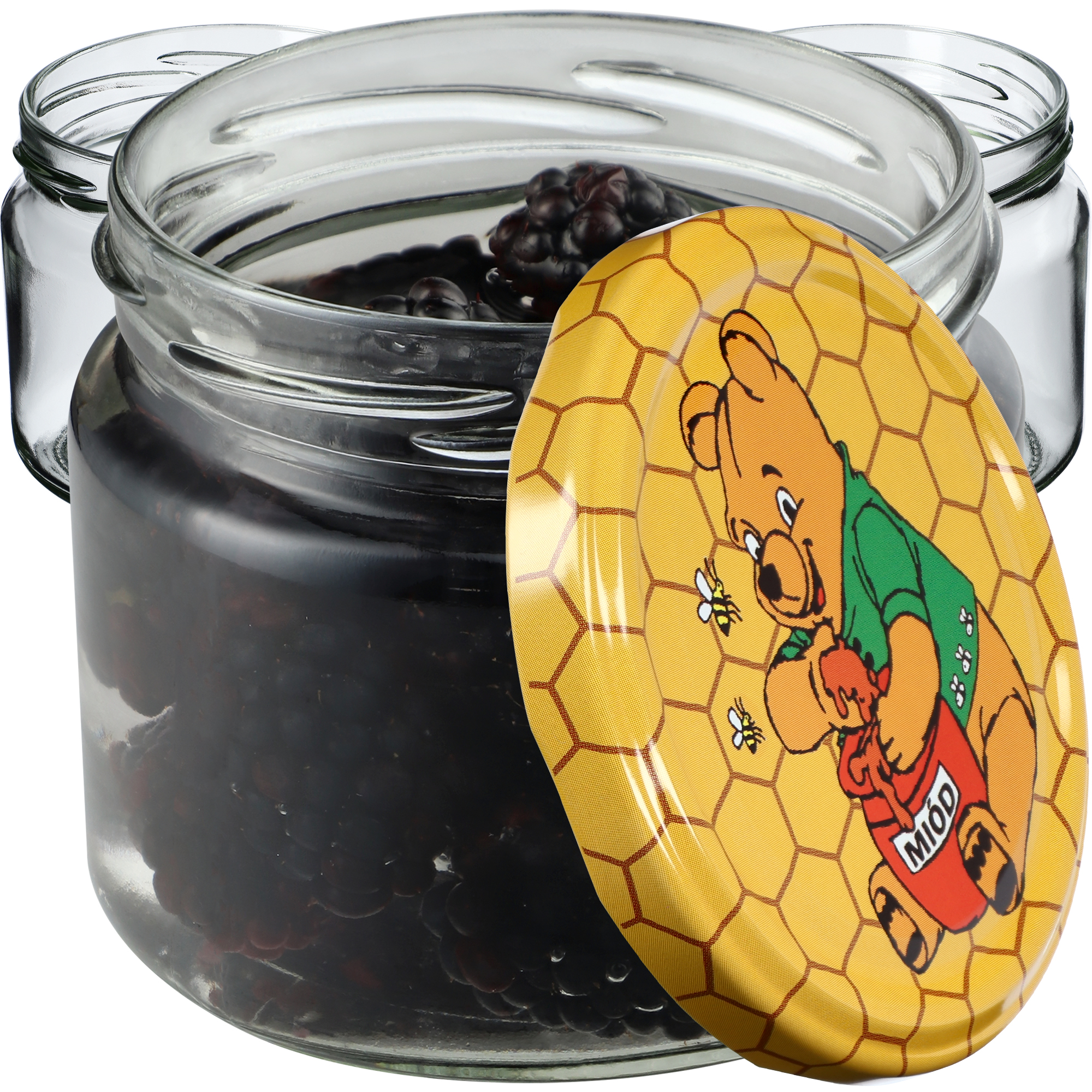 Słoiki Sonka 330ml 50szt fi 82 mm + wieczka "Miód"