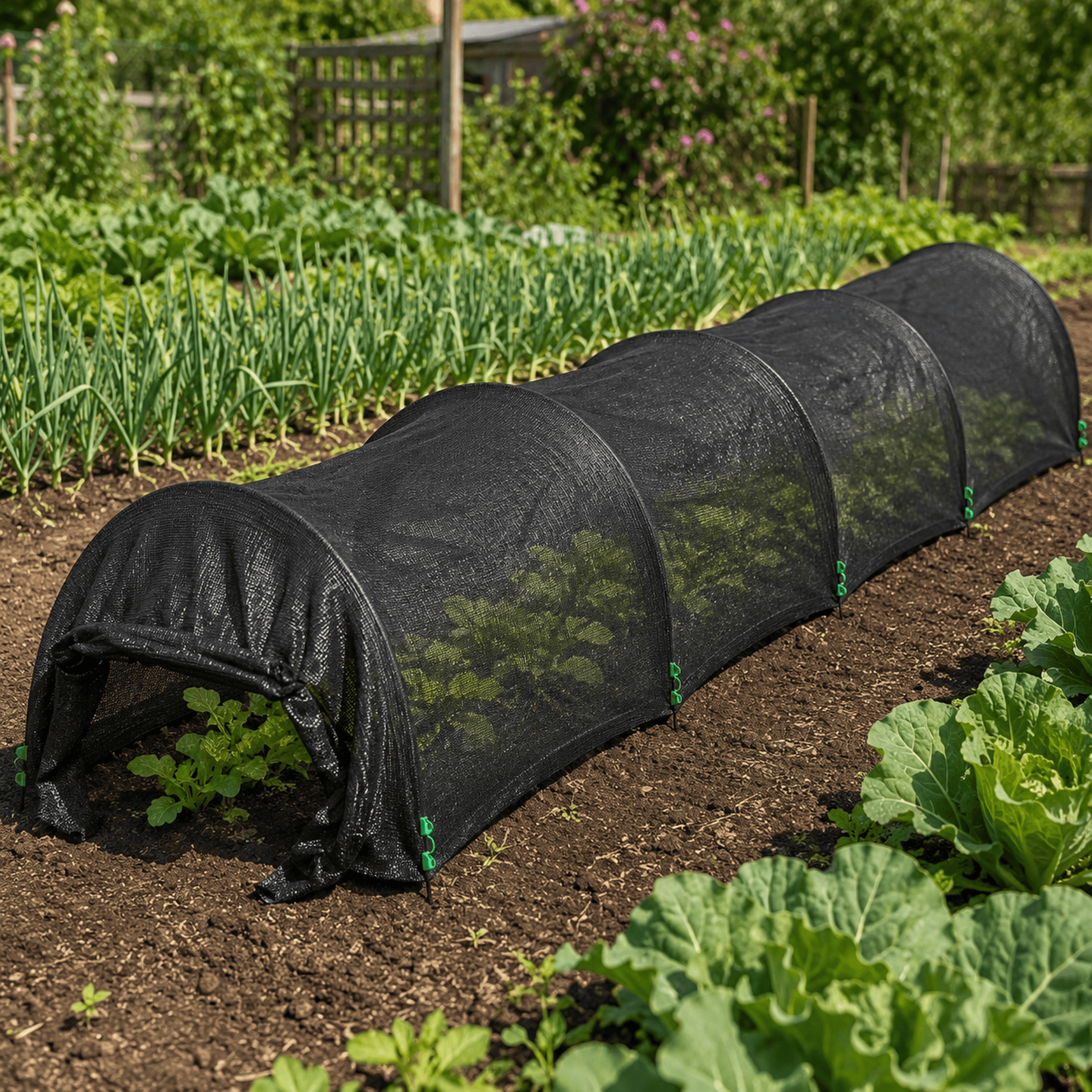 Tunel ogrodowy Vindelle siatka PE 350 x 90 x 70 cm