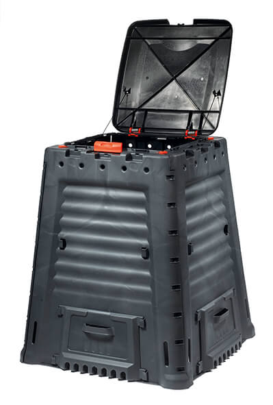 Kompostownik ogrodowy Keter Mega Composter 650L, czarny