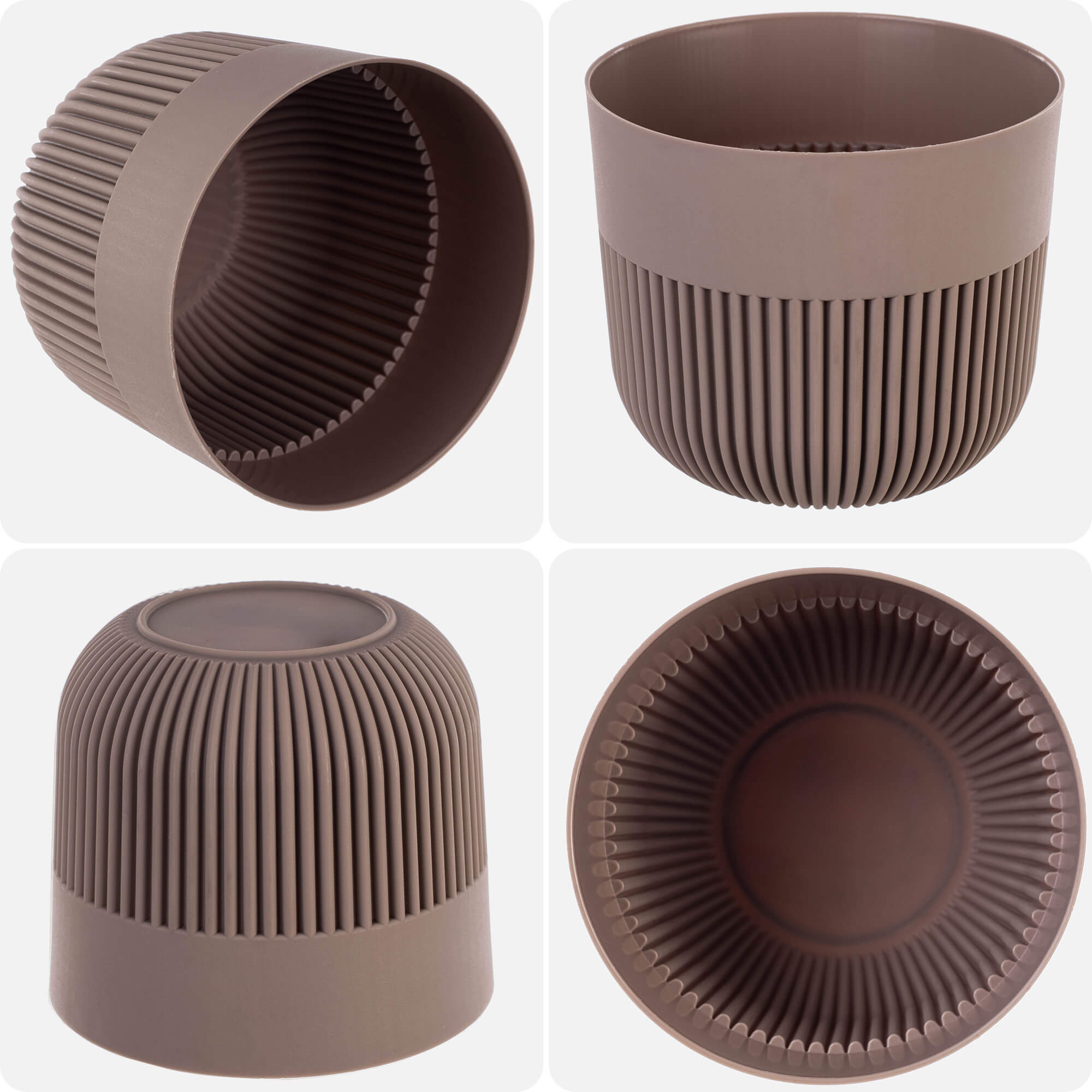Doniczka osłonka Ornon 15 cm beż