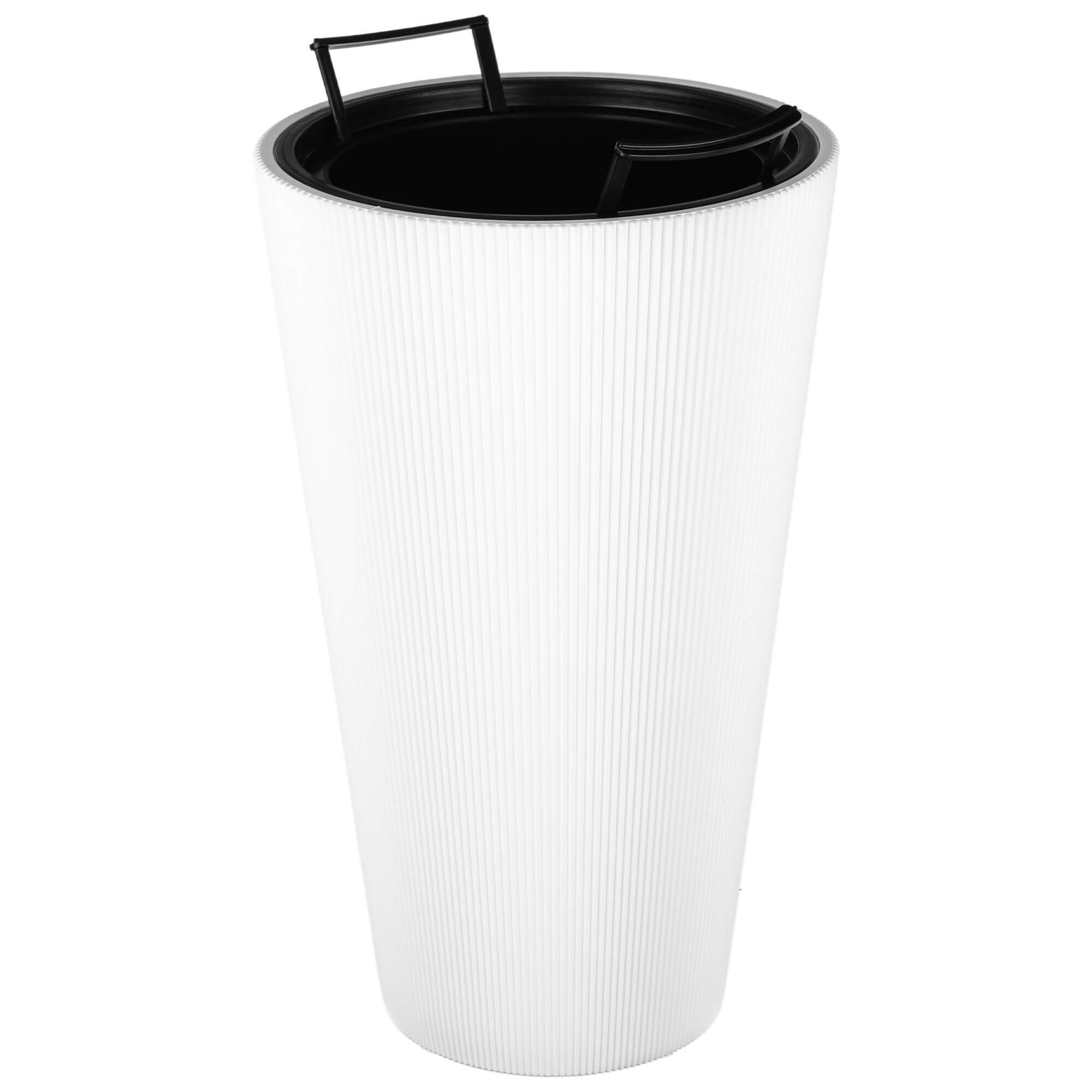Doniczka Linea Slim 30 cm, biała, 1 szt.