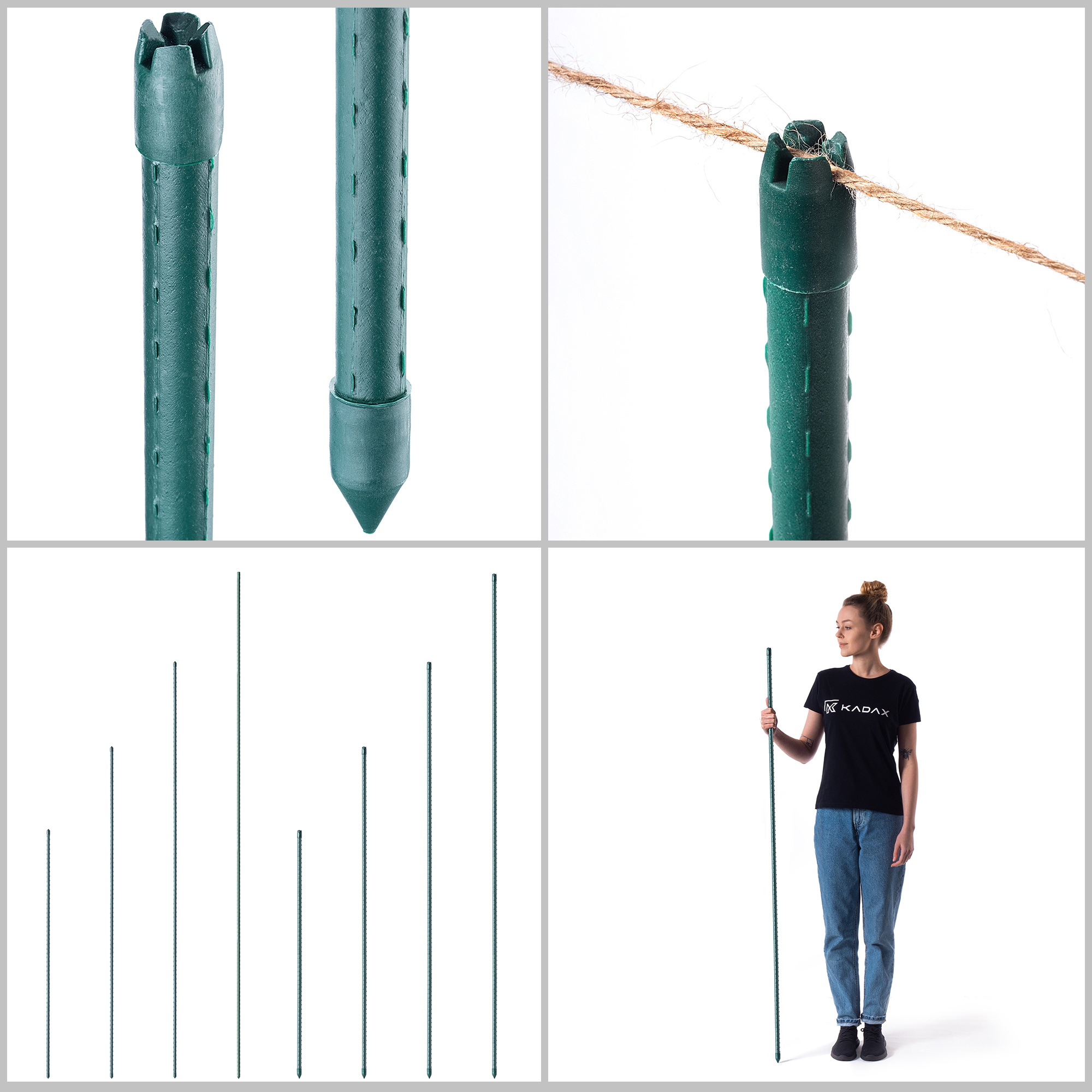Podpora ogrodowa tyczka do roślin Trang 150cm 16mm 10szt