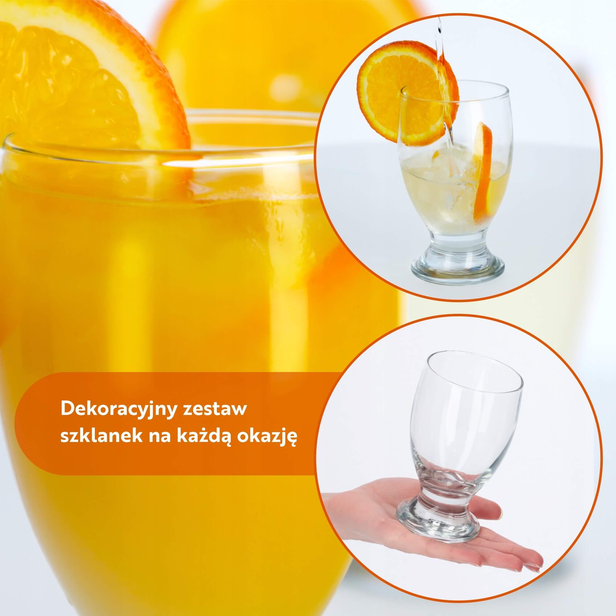 Szklanki do napojów i deserów Vigana 300 ml, 12 szt.