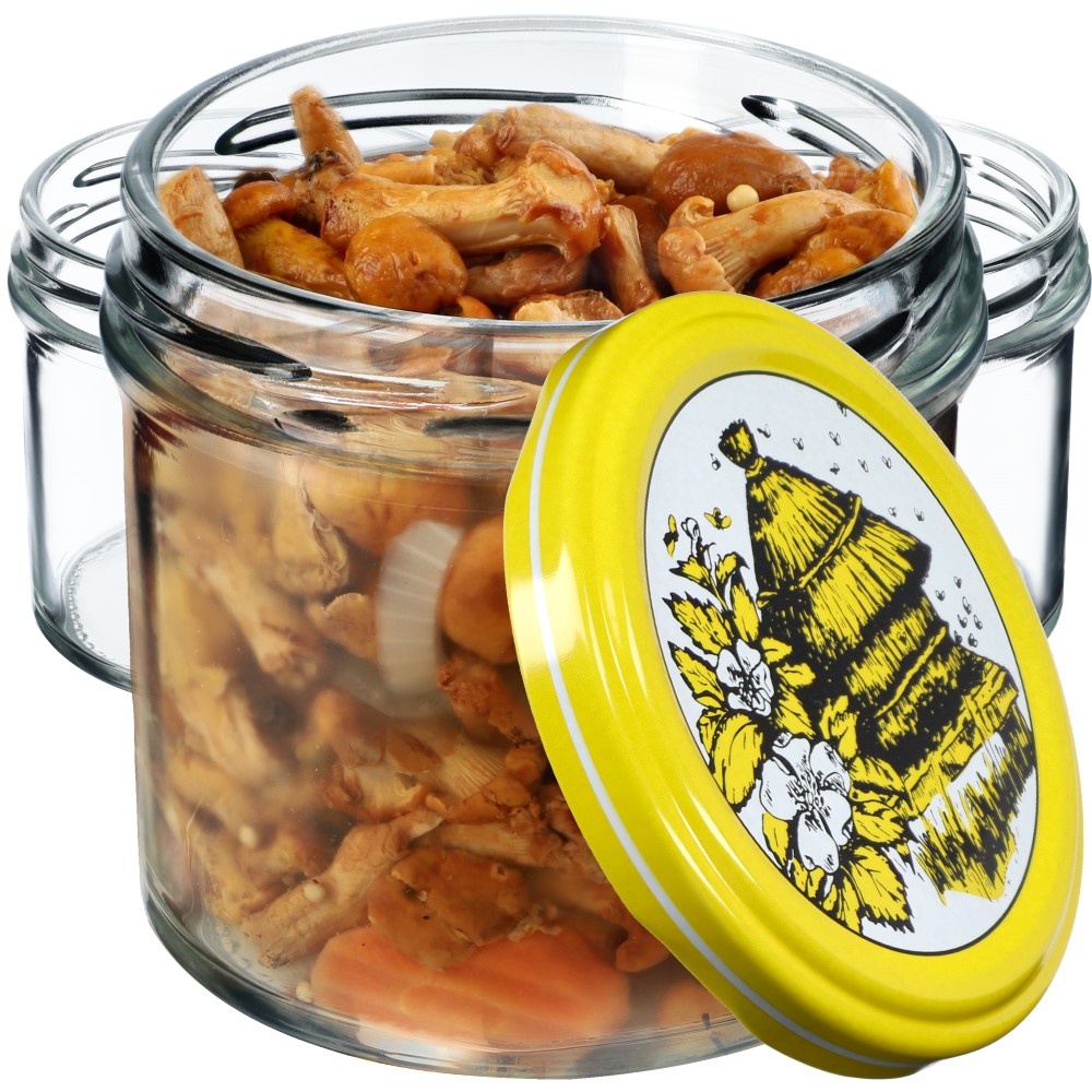 Słoiki Vigo 140ml 20szt fi 66 mm + wieczko "Pszczoły"