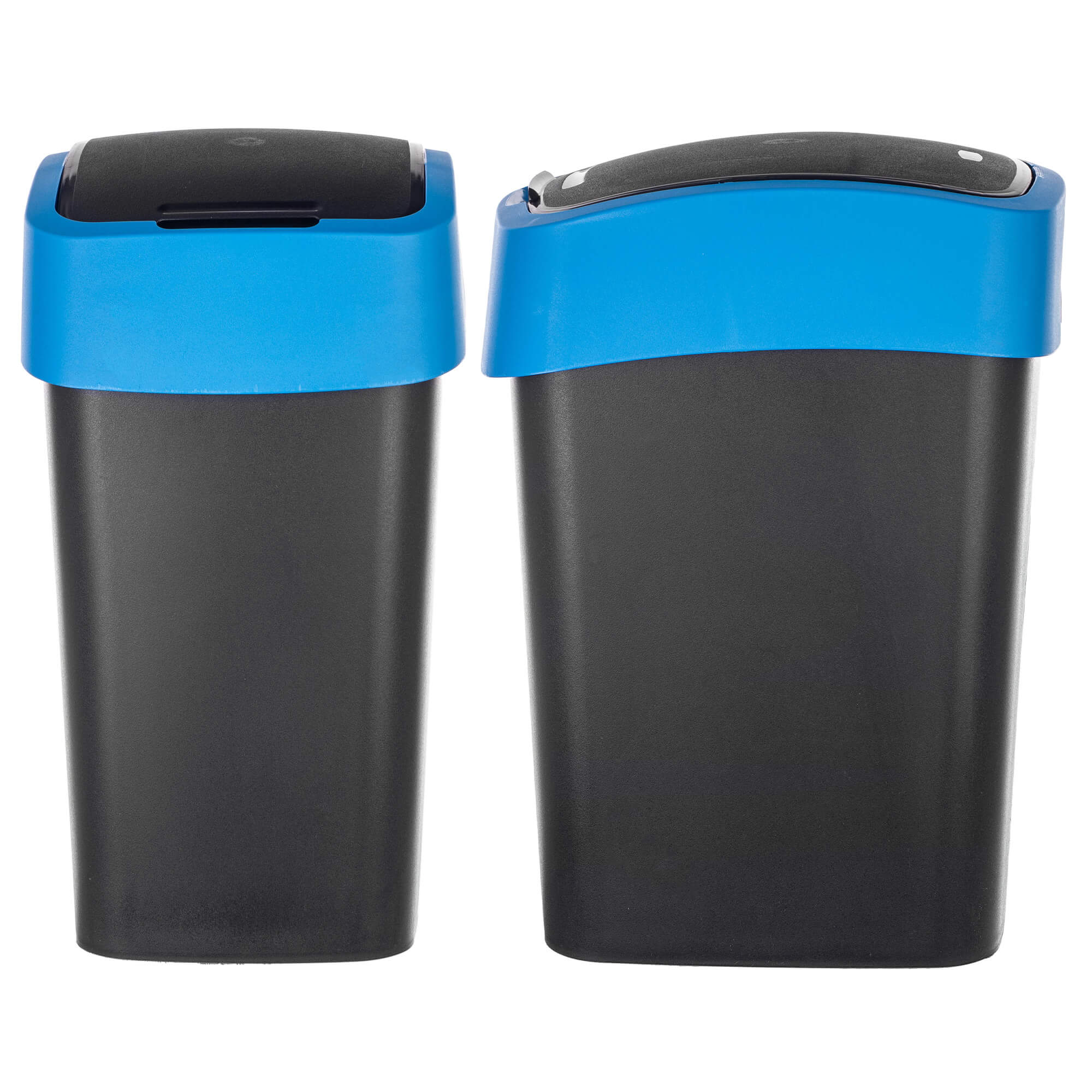 Kosz na śmieci Curver Flip Bin 9L czarno-niebieski