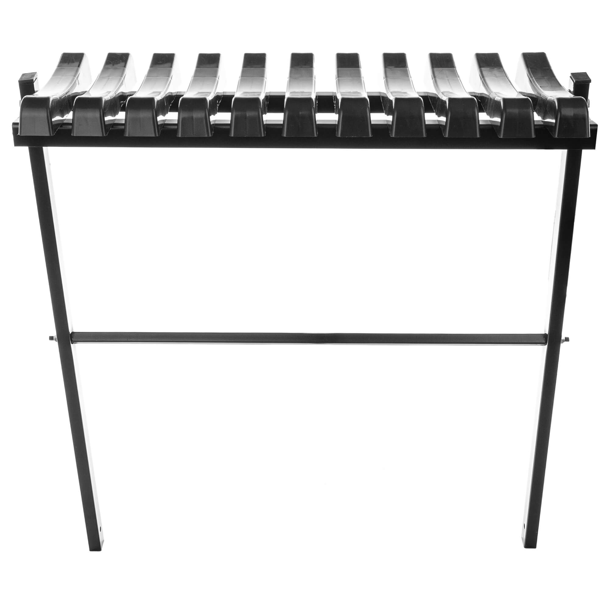 Ławka cmentarna składana Vernon 77x72,5cm czarna
