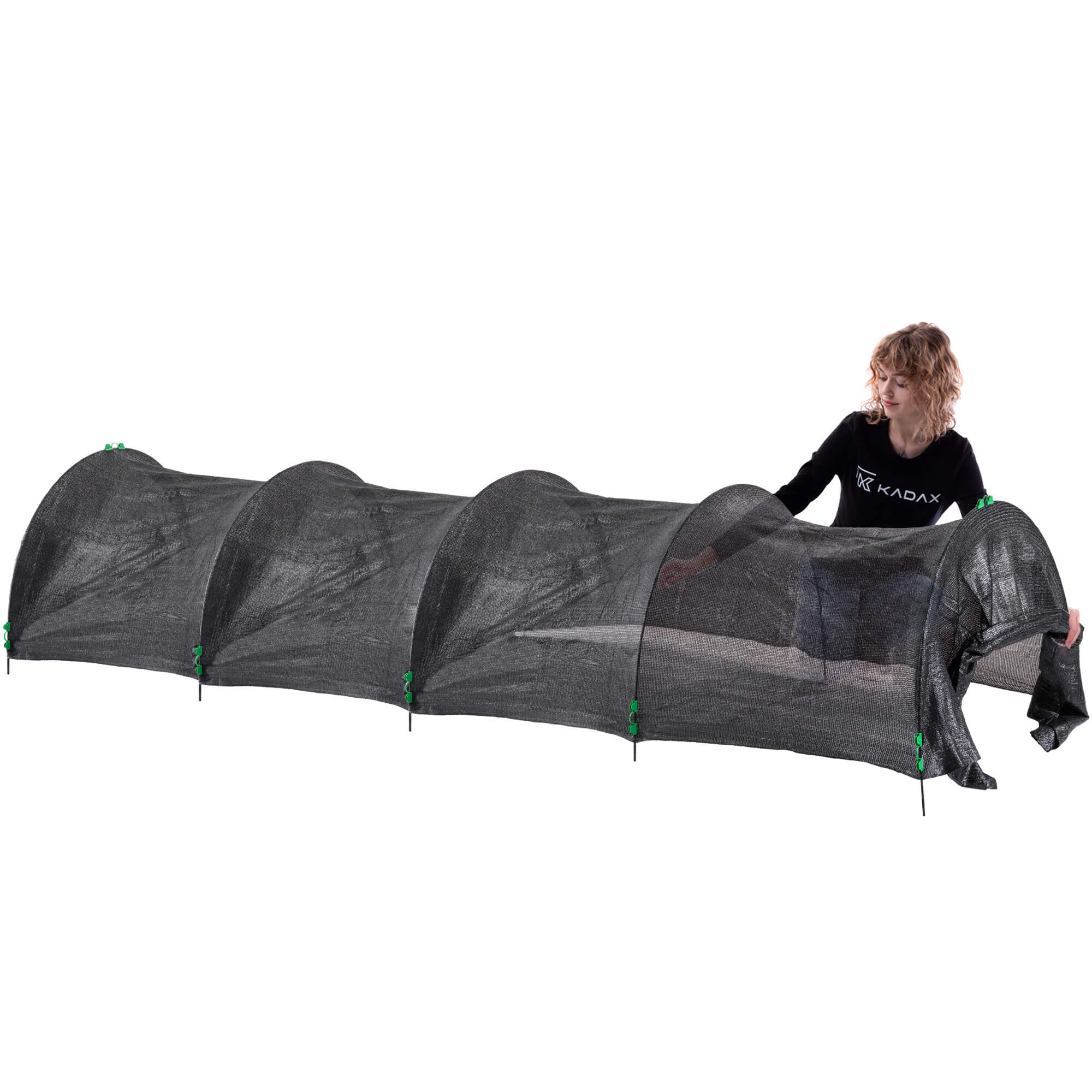 Tunel ogrodowy Vindelle siatka PE 350 x 90 x 70 cm