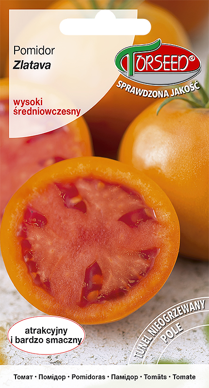 Pomidor wysoki (pod osłony i do gruntu) Zlatava 0,2g