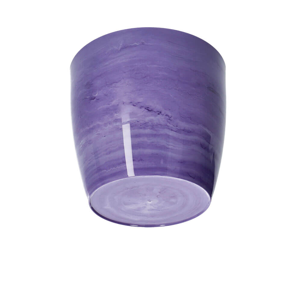 Doniczka na kwiaty Agen 14 cm, fioletowy marmur