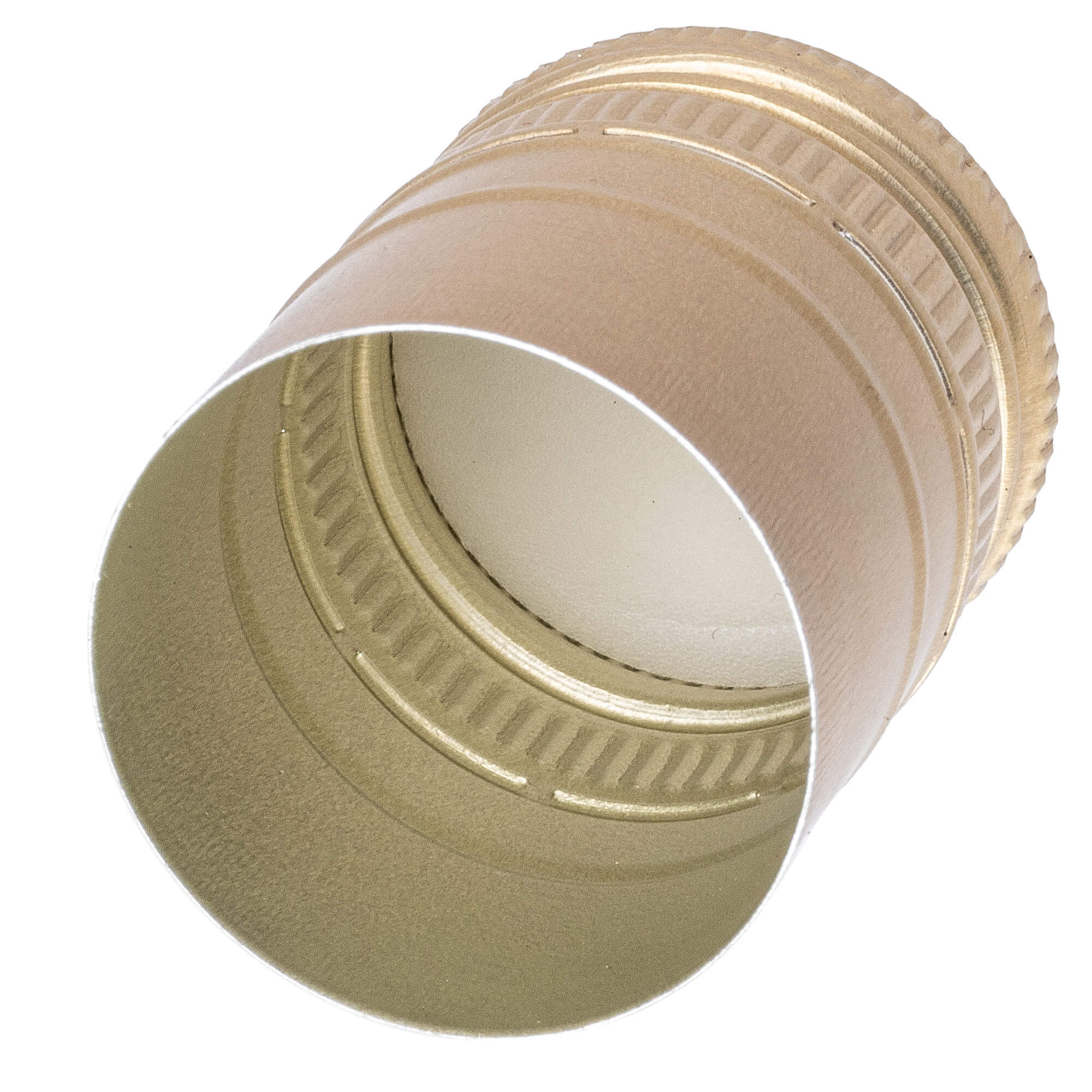 Aluminiowa zakrętka do butelek Annot fi 31.5mm długa złota 50 szt.