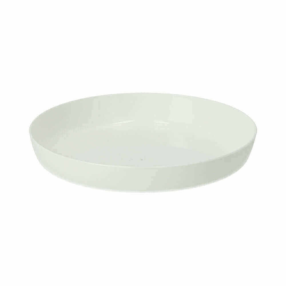 Doniczka Agen z podstawką 16 cm, matowa biała