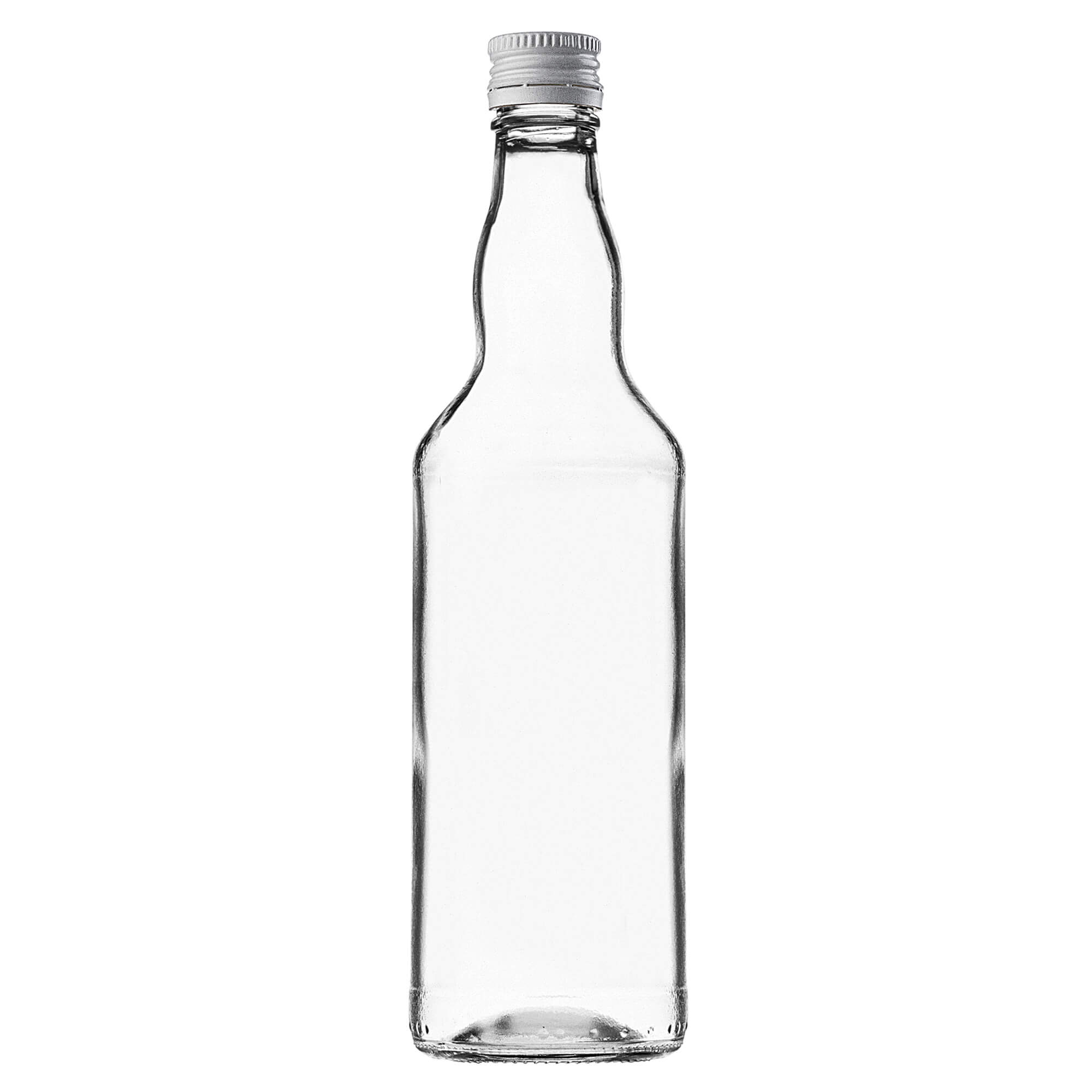 Szklana butelka Monopol 500ml z białą zakrętką 10 szt.