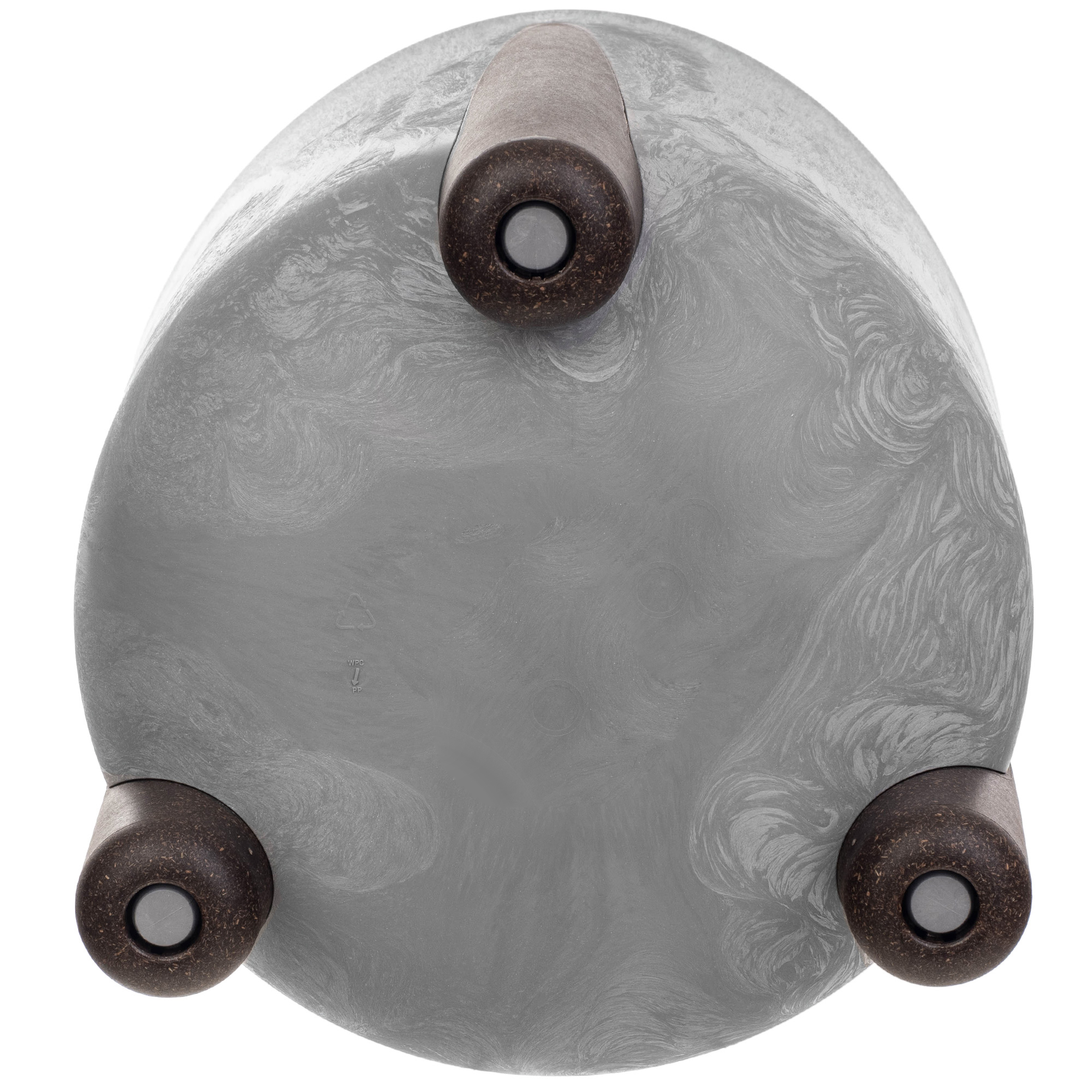 Doniczka osłonka Nauze 18cm szary beton
