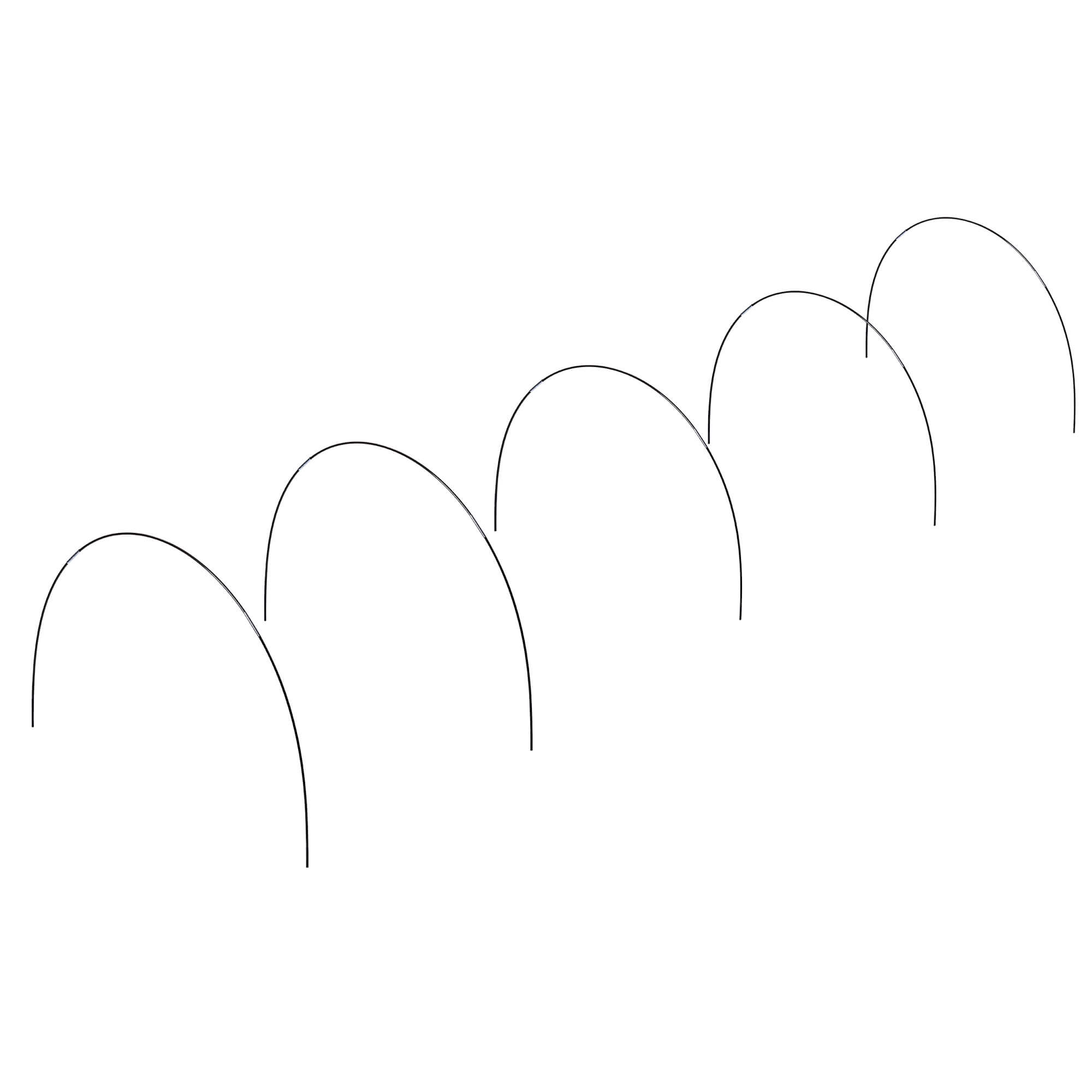 Tunel ogrodowy Vindelle folia PE 350 x 90 x 70 cm