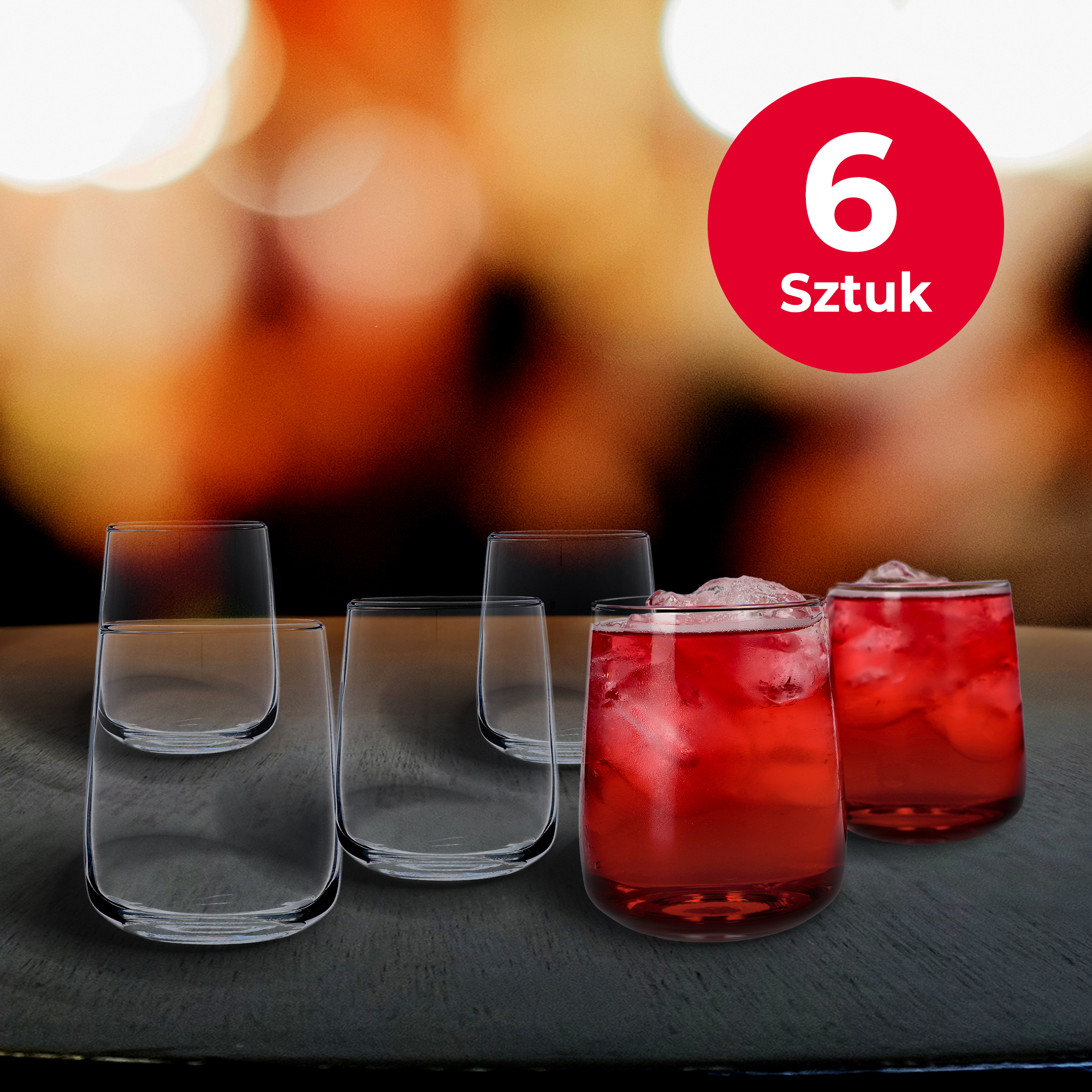 Szklanki do drinków i napojów Alezio 330 ml, 6 szt.