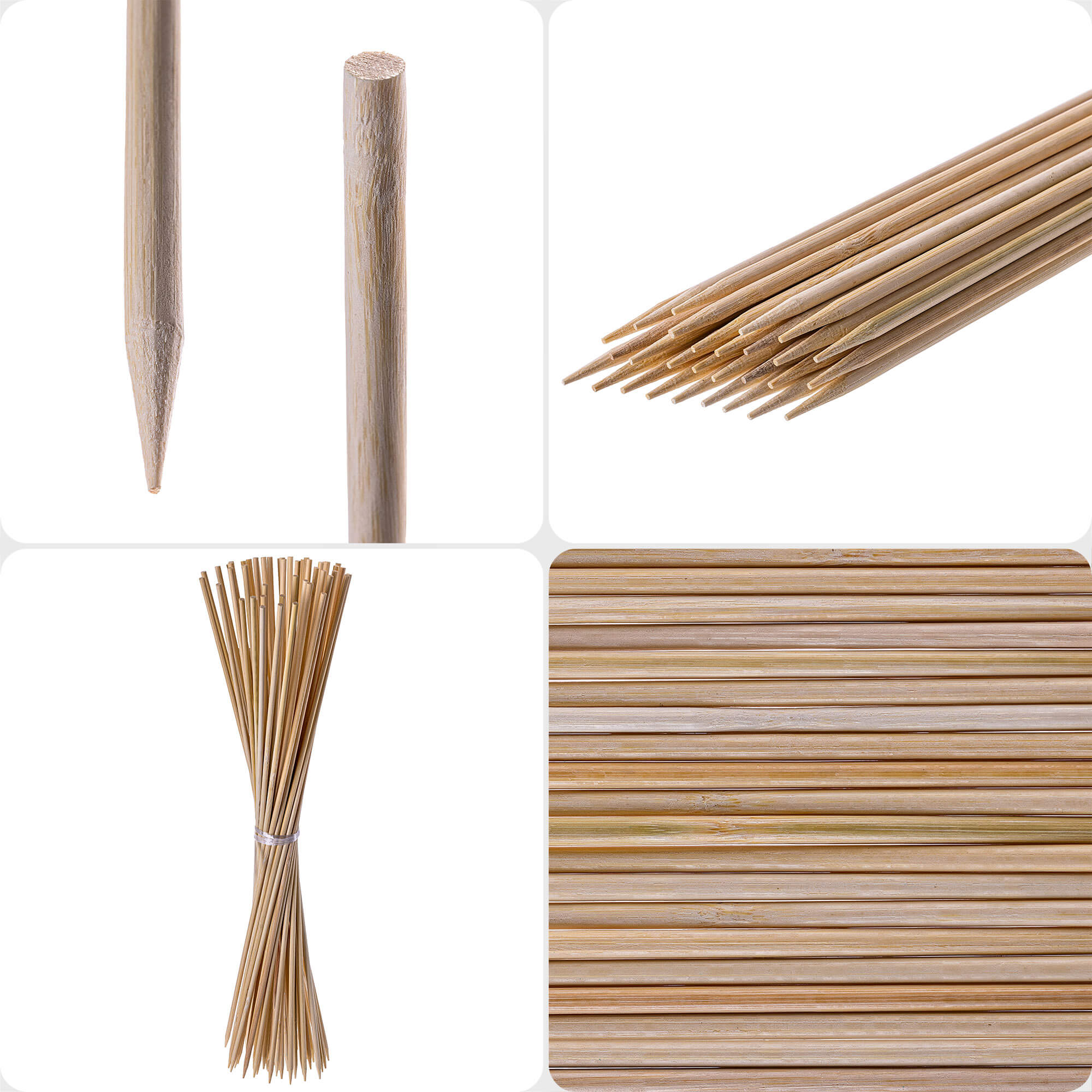 Bambusowe tyczki do roślin Panon 60 cm x 5 mm naturalne 50 szt.