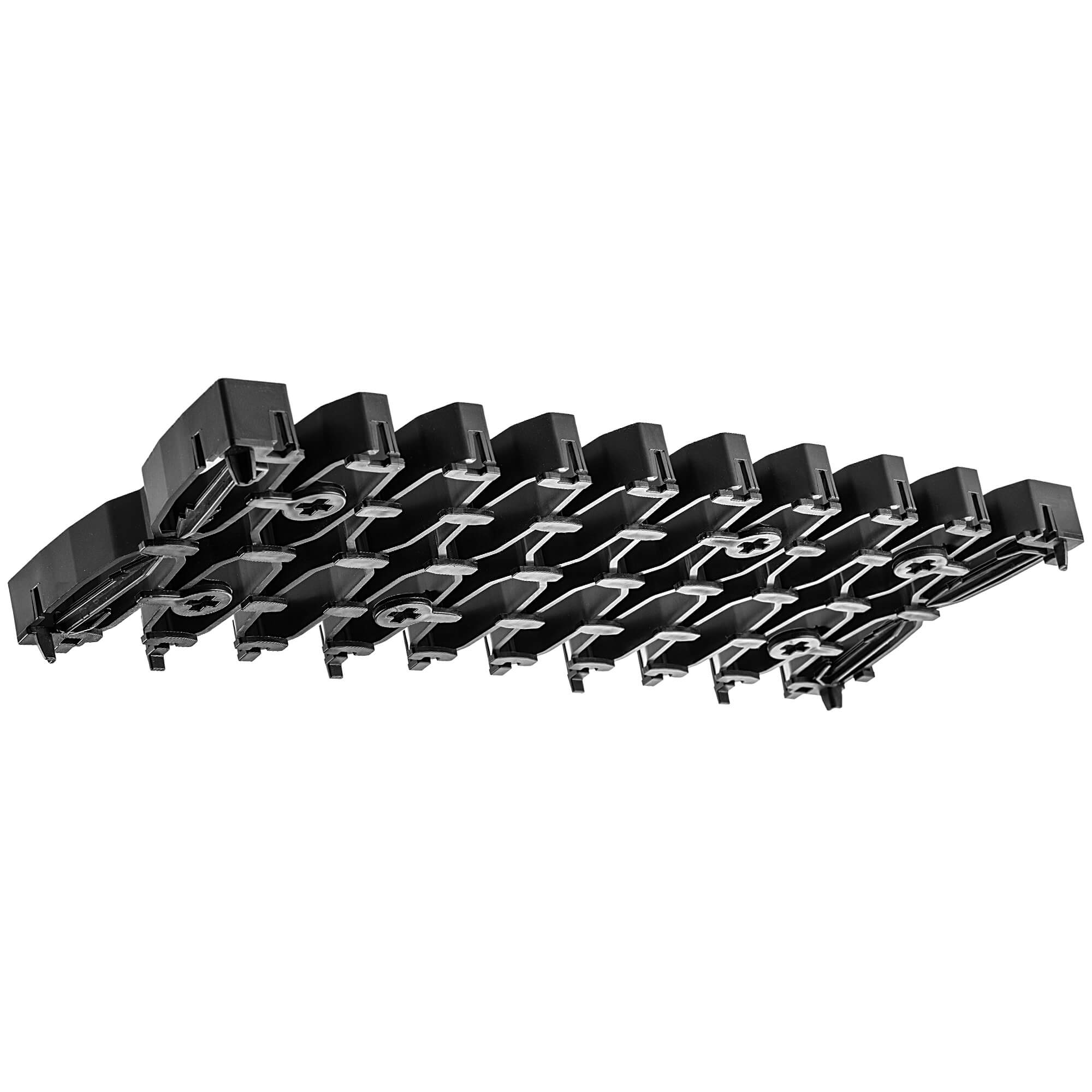 Kratka trawnikowa Montaron pod roboty koszące 47 x 20 cm czarna 10 szt.