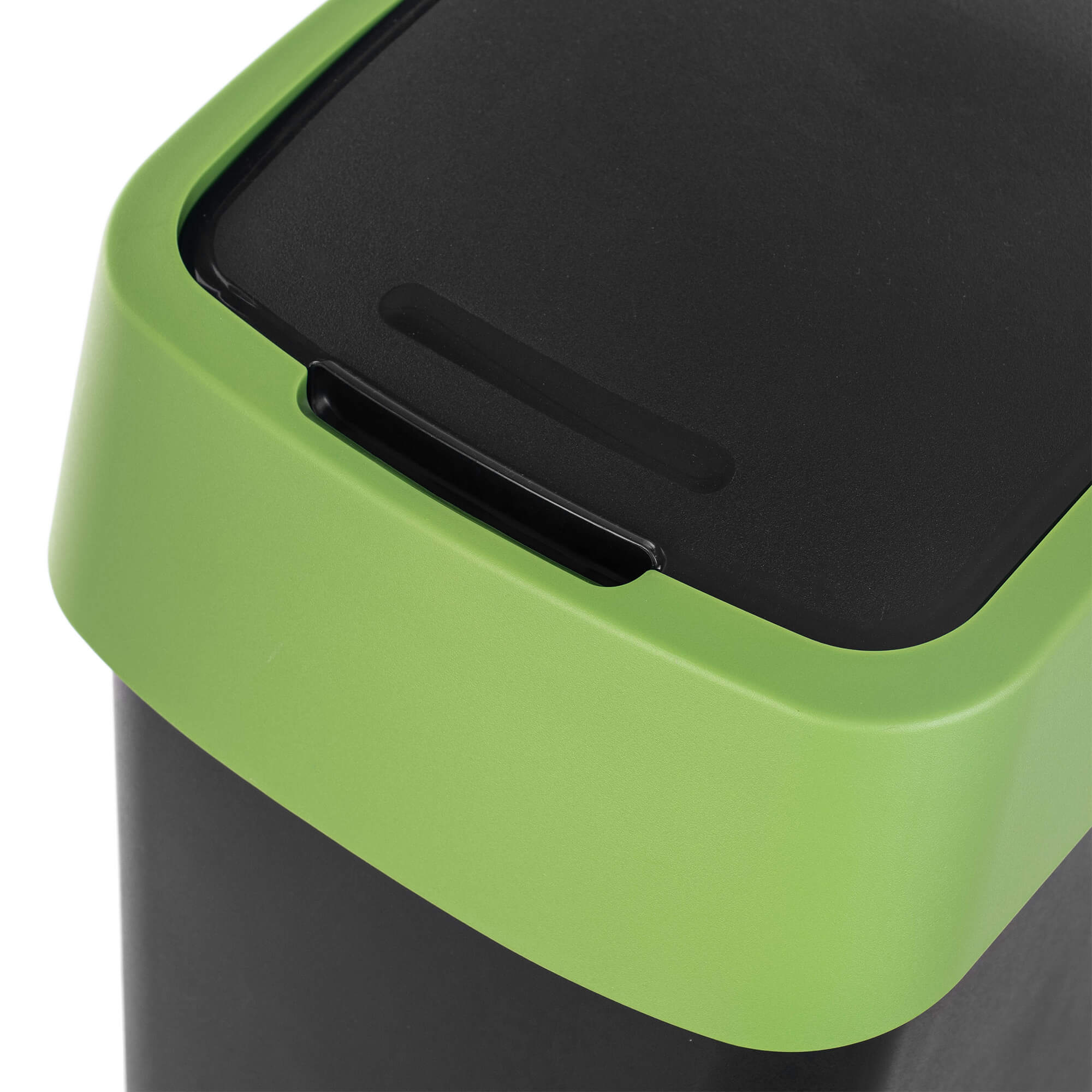 Kosz na śmieci Curver Flip Bin 25L czarno-zielony