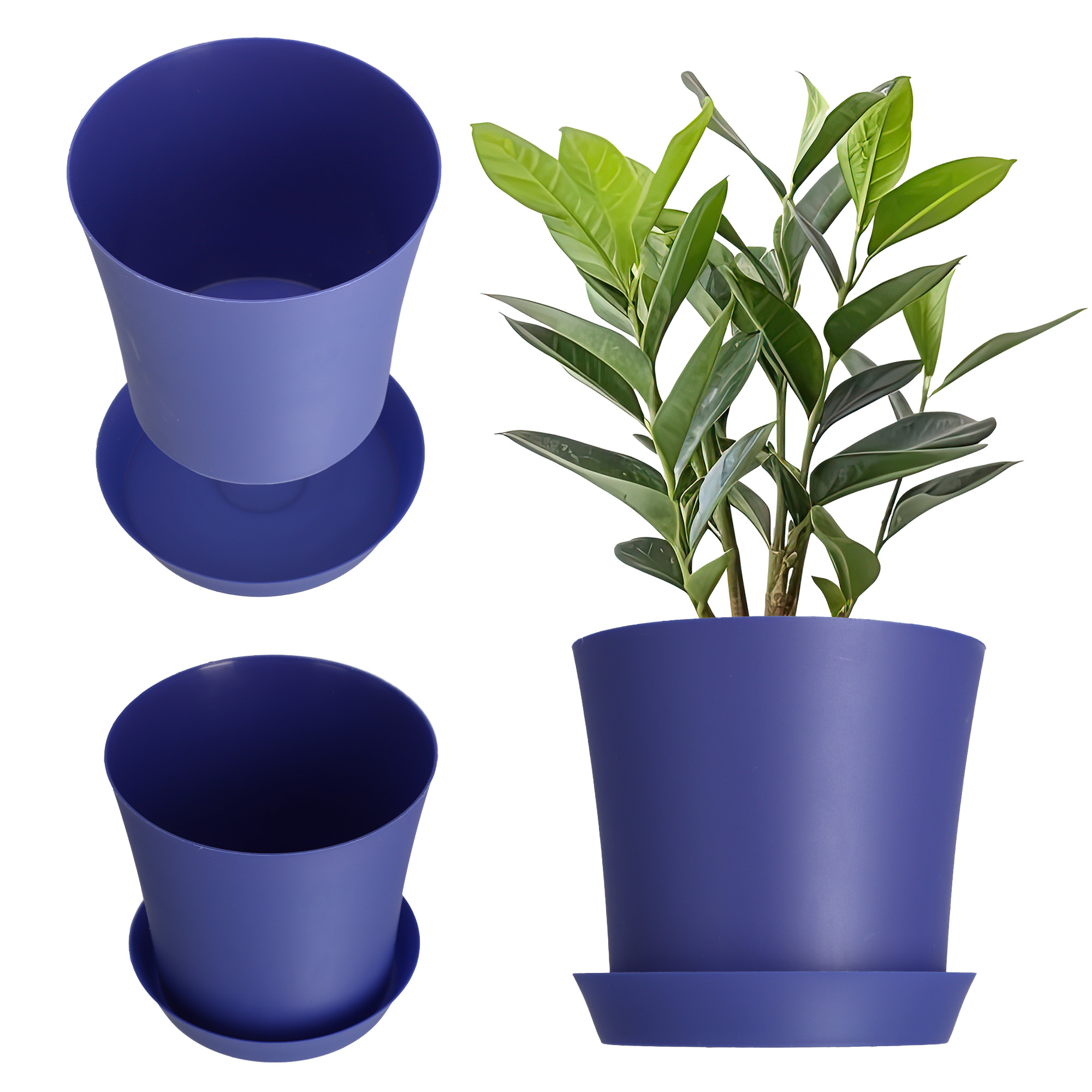 Doniczka na kwiaty Ersa 14 cm, fioletowa