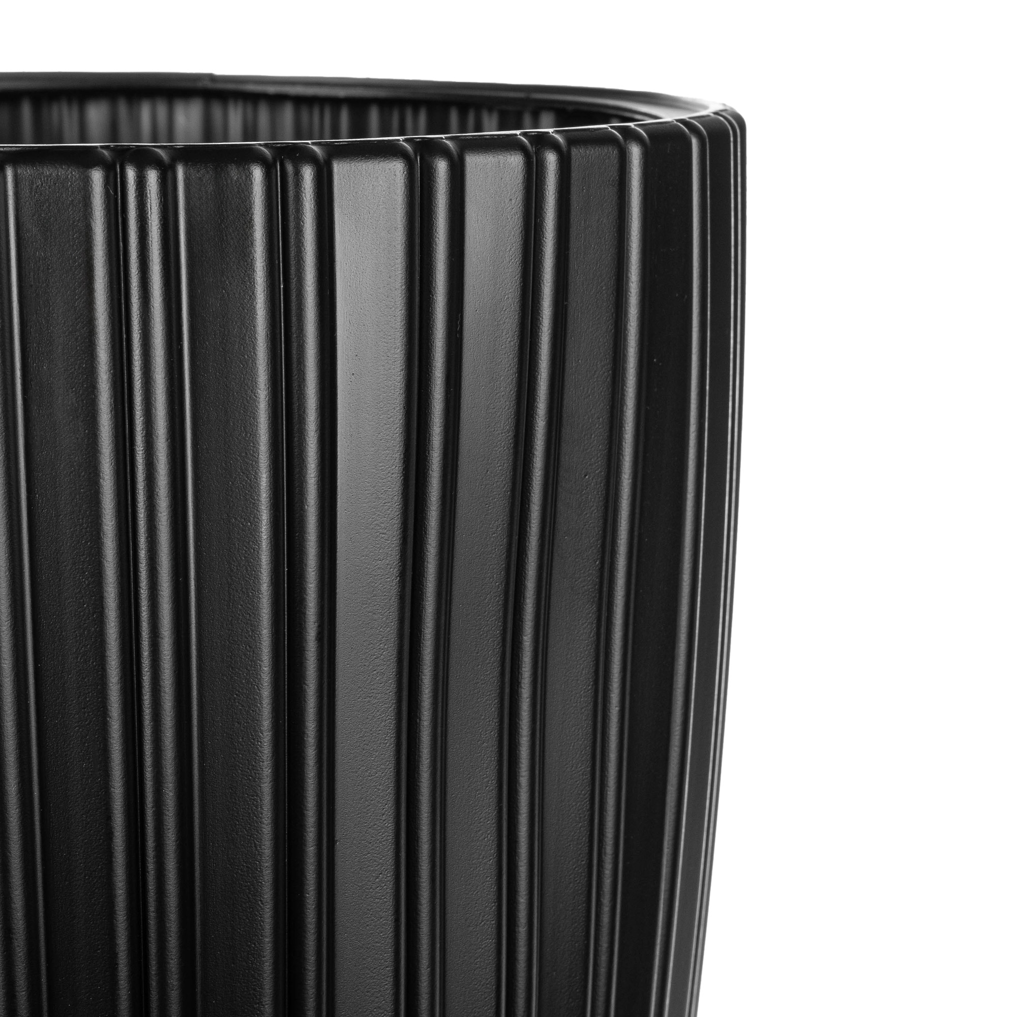 Doniczka z wkładem Lavoye 30cm czarna