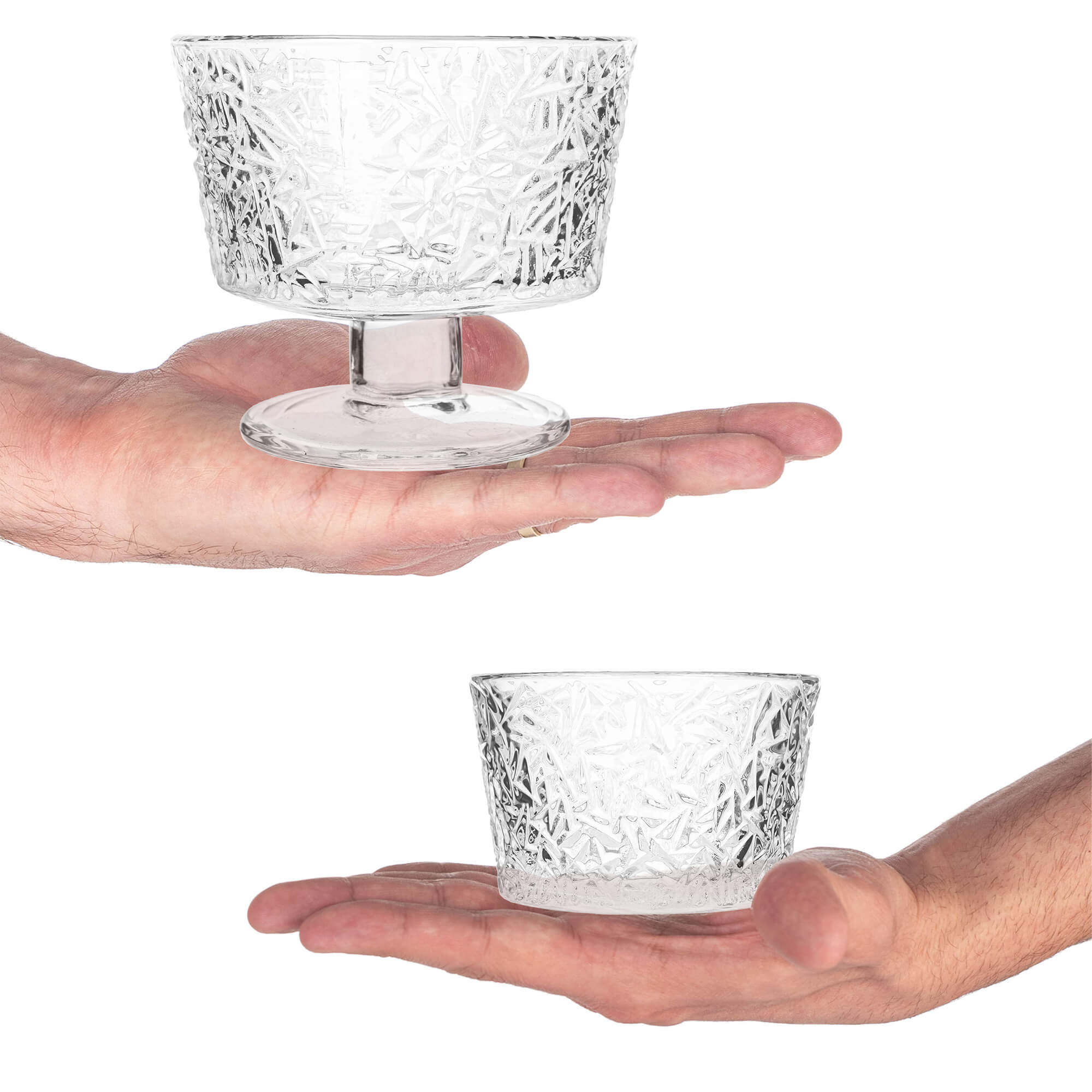 Pucharek do lodów Torza 290ml wzór lód 12 szt.