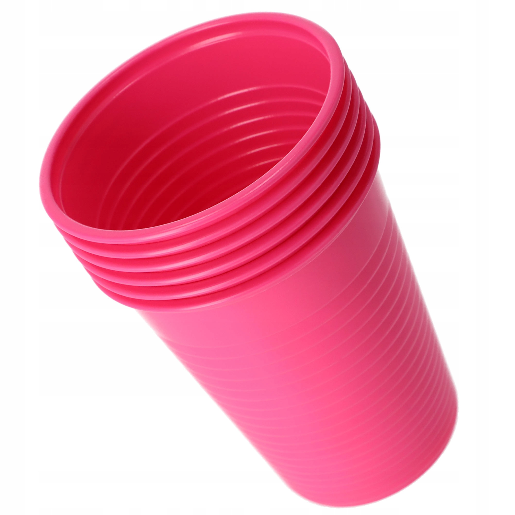 Kubki jednorazowe Ravi 200 ml 6 szt, różowe