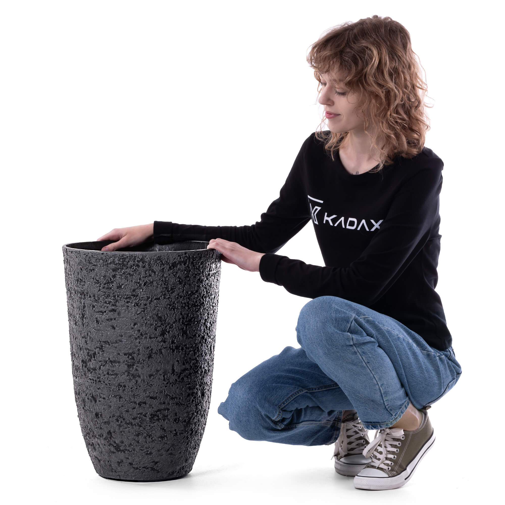 Donica Cloue 35 cm czarna