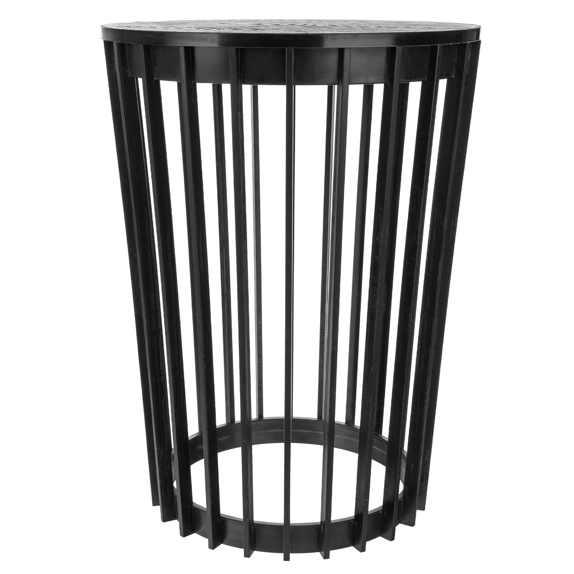 Kwietnik dwustronny Aytre 54 cm czarny + blat czarny