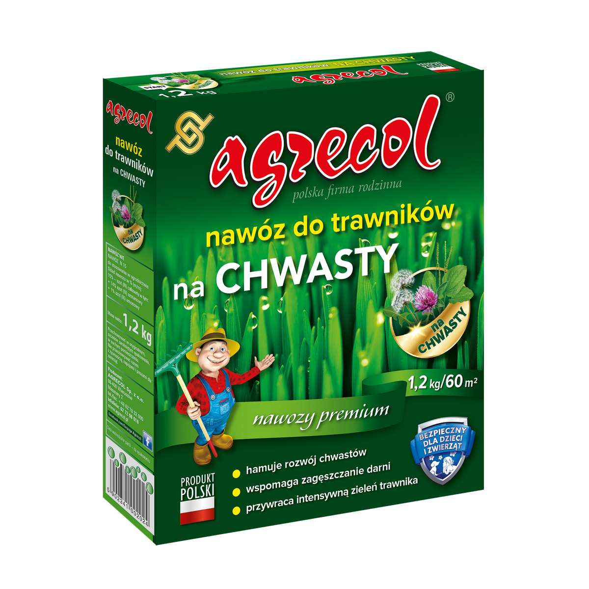 Agrecol Nawóz Trawnik Na Chwasty 1.2kg