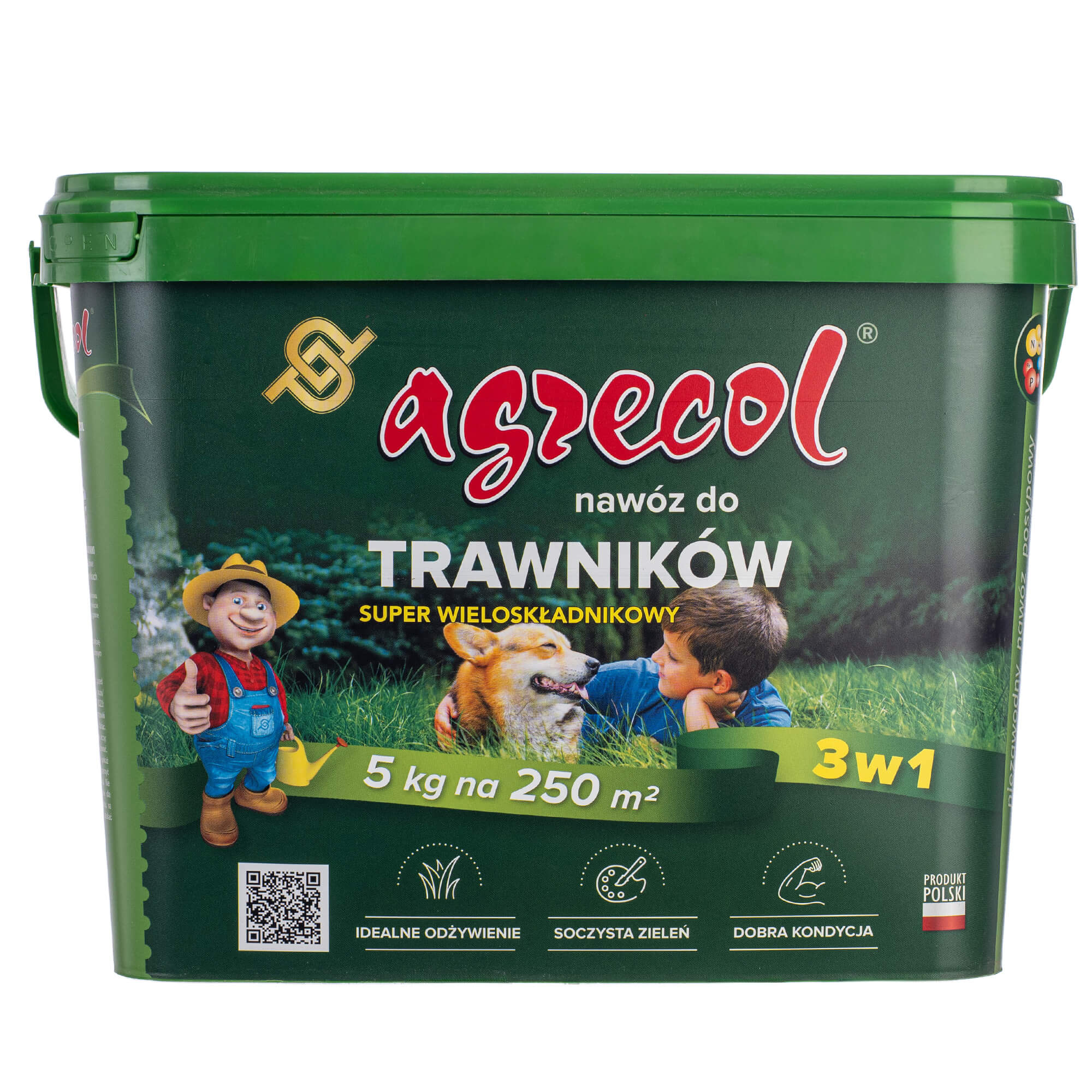 Agrecol Nawóz Trawnik Wieloskł.gra 5kg 