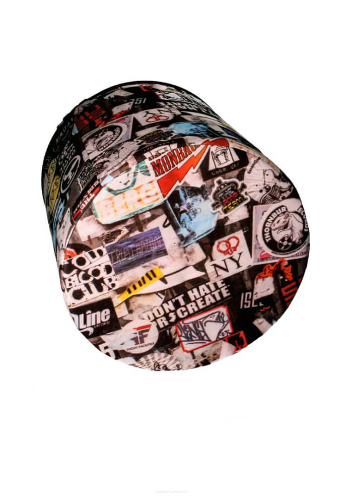 Pufa dekoracyjna Fasano „Collage" 41 x 40 cm