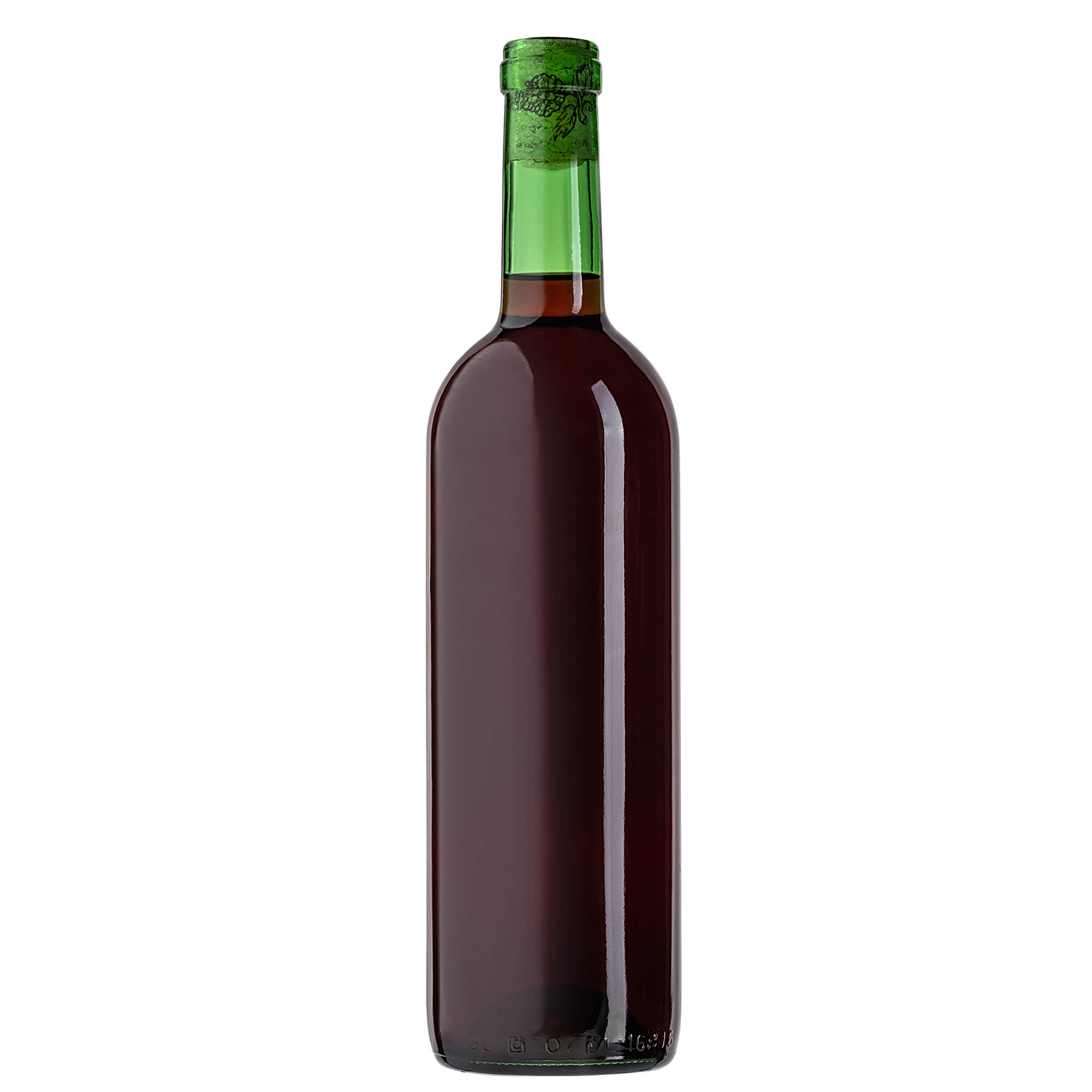 Butelka na wino Biagio 750ml zielona bez korka 1 szt.