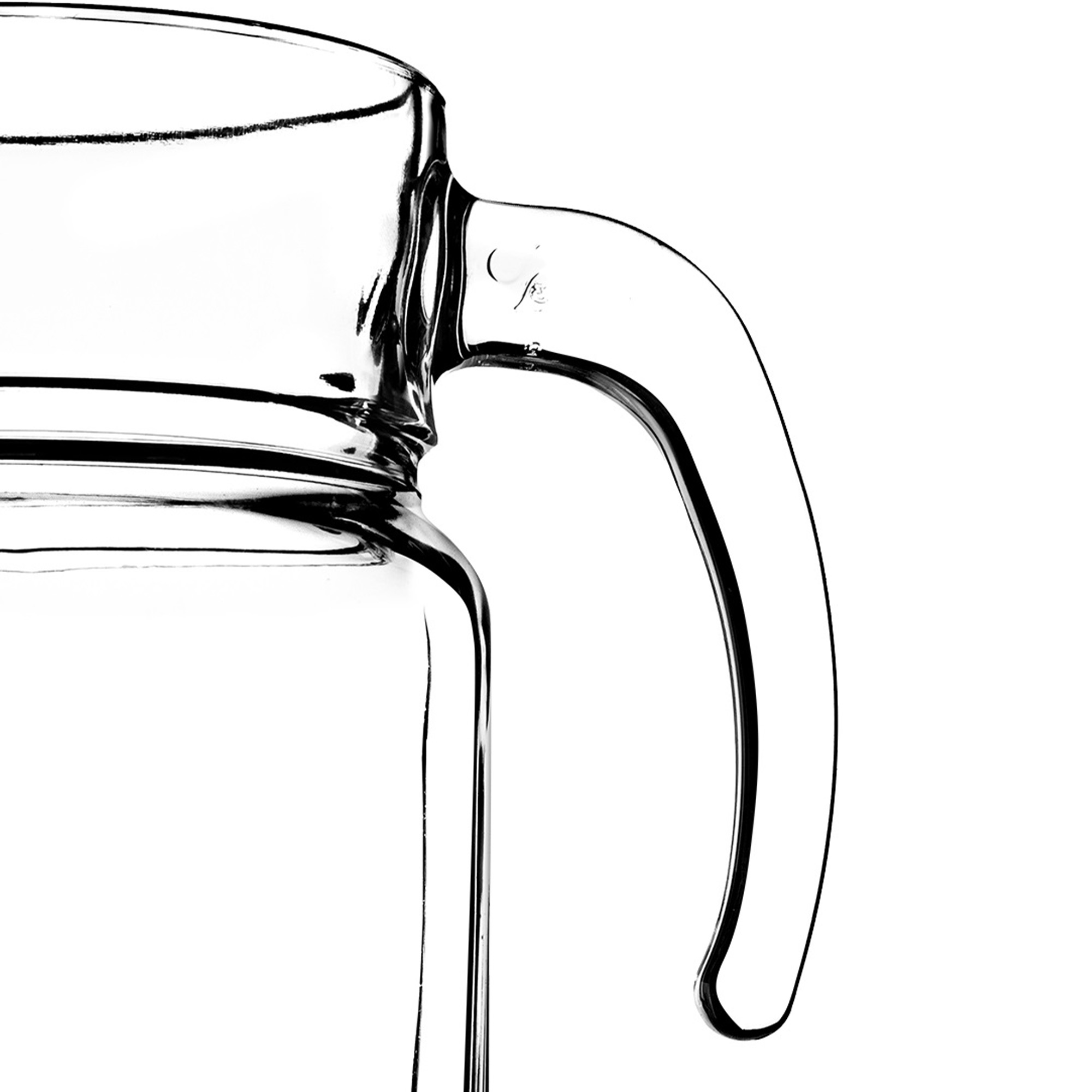 Zestaw szklanek Meco 380 ml 6 szt + Dzbanek 1,7L