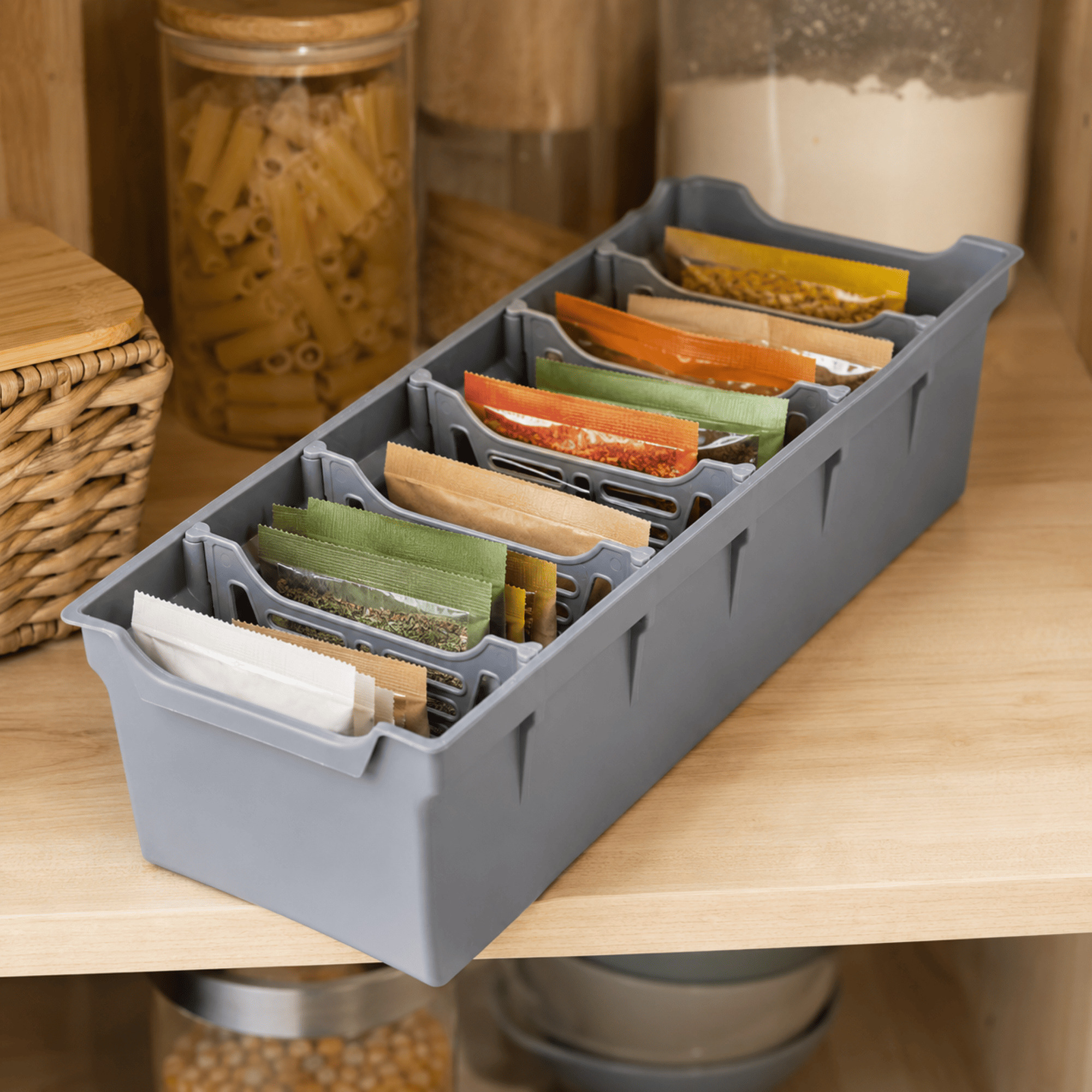 Organizer na przyprawy Austis 30 x 15 cm szary